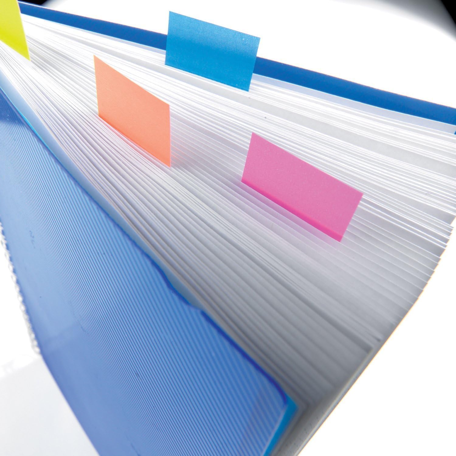 Post-it Index Flags - Medium, Assorted Colours, 10 + 2 FREE Dispensers | Repositionable 8