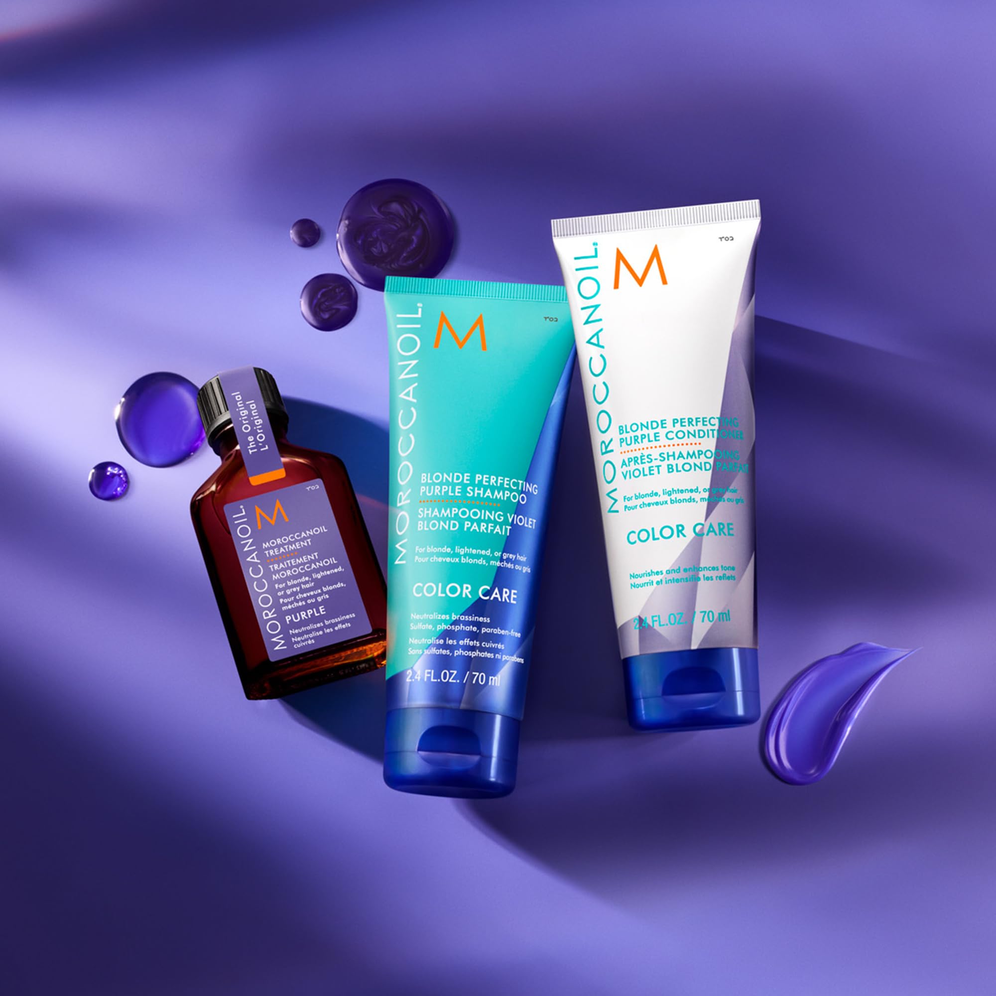 Moroccanoil Blonde Perfecting Purple Conditioner - Neutralizes Brassiness | 70ml 4