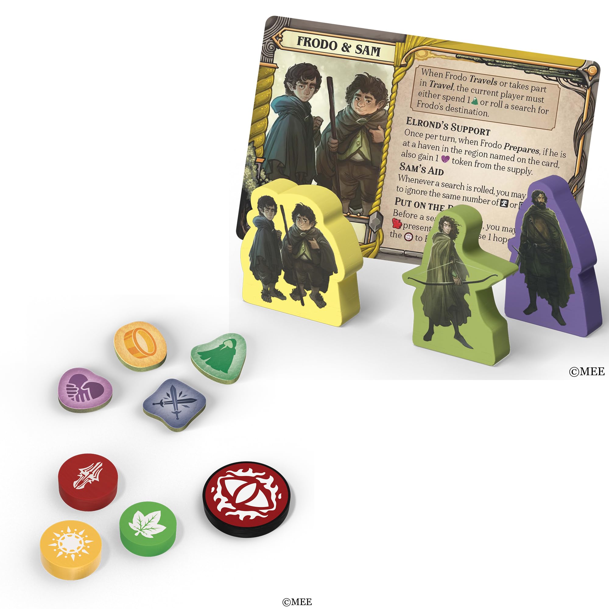 Asmodee The Lord of The Rings: Fate of The Fellowship Cooperative Board Game | 1-5 Players | Age 14+ 2