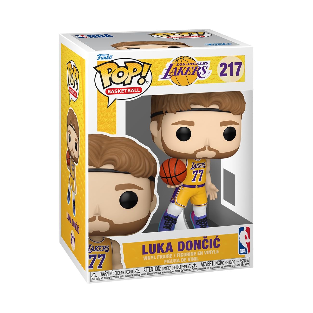 Funko Pop! NBA: LA Lakers - Luka Dončić Collectable Vinyl Figure | Icon Edition | 3.75 in