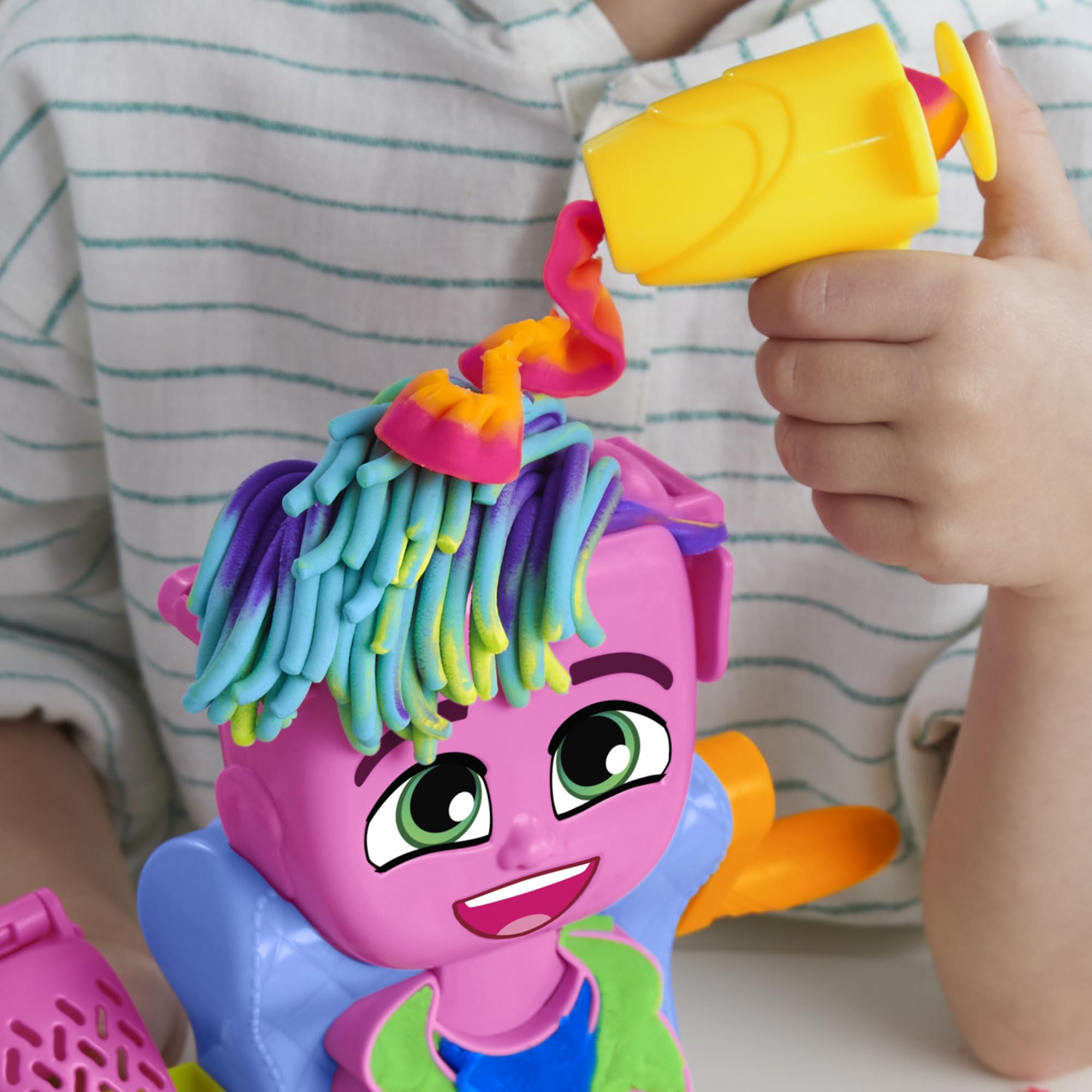 Play-Doh Hair Stylin' Salon Playset - Creative Styling Fun for Ages 3+ 5