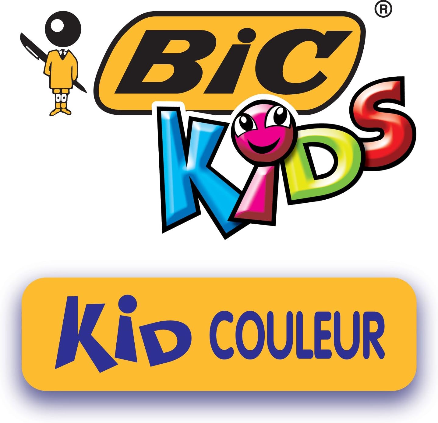 BIC Kids Kid Couleur Felt Tip Pens - Assorted Colors Medium Point Washable Markers for Kids, Pack of 12 21
