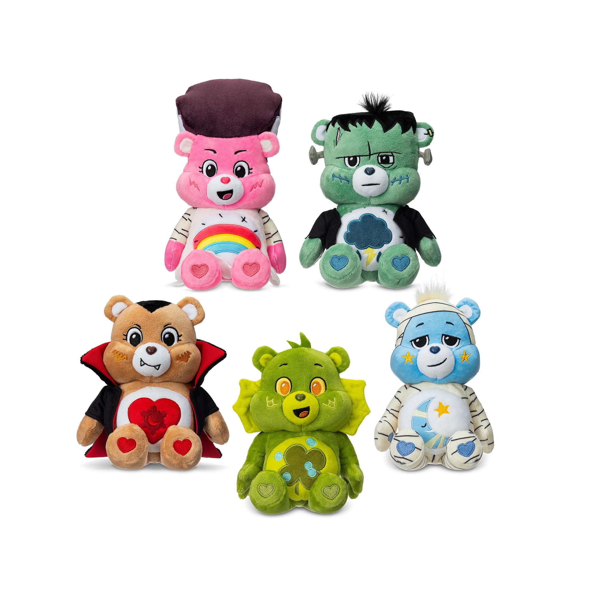 Care Bears Universal Monsters Grumpy Bear as Frankenstein - 22cm Plush Toy for Kids 4+