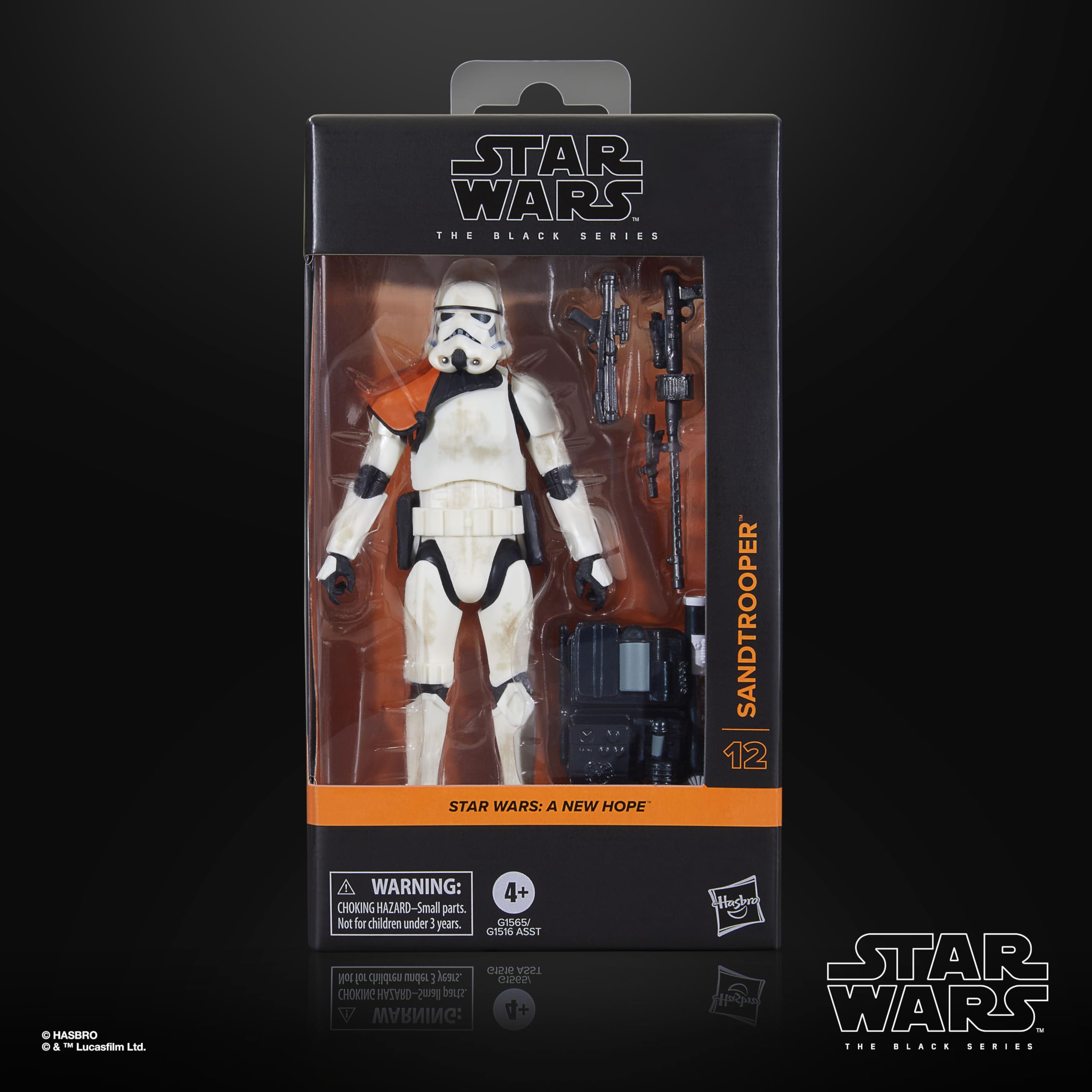 Star Wars The Black Series Sandtrooper - 15 cm Figure | A New Hope Collectible | Hasbro 2