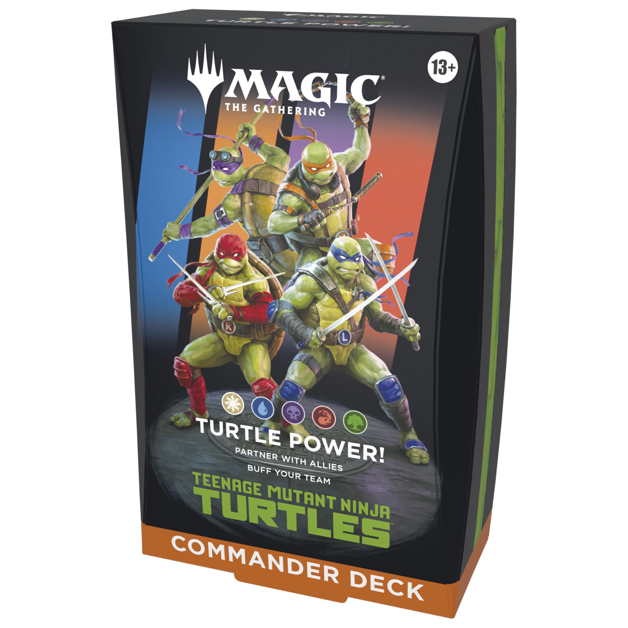 Magic: The Gathering Teenage Mutant Ninja Turtles Commander Deck - Turtle Power | 100 Cards