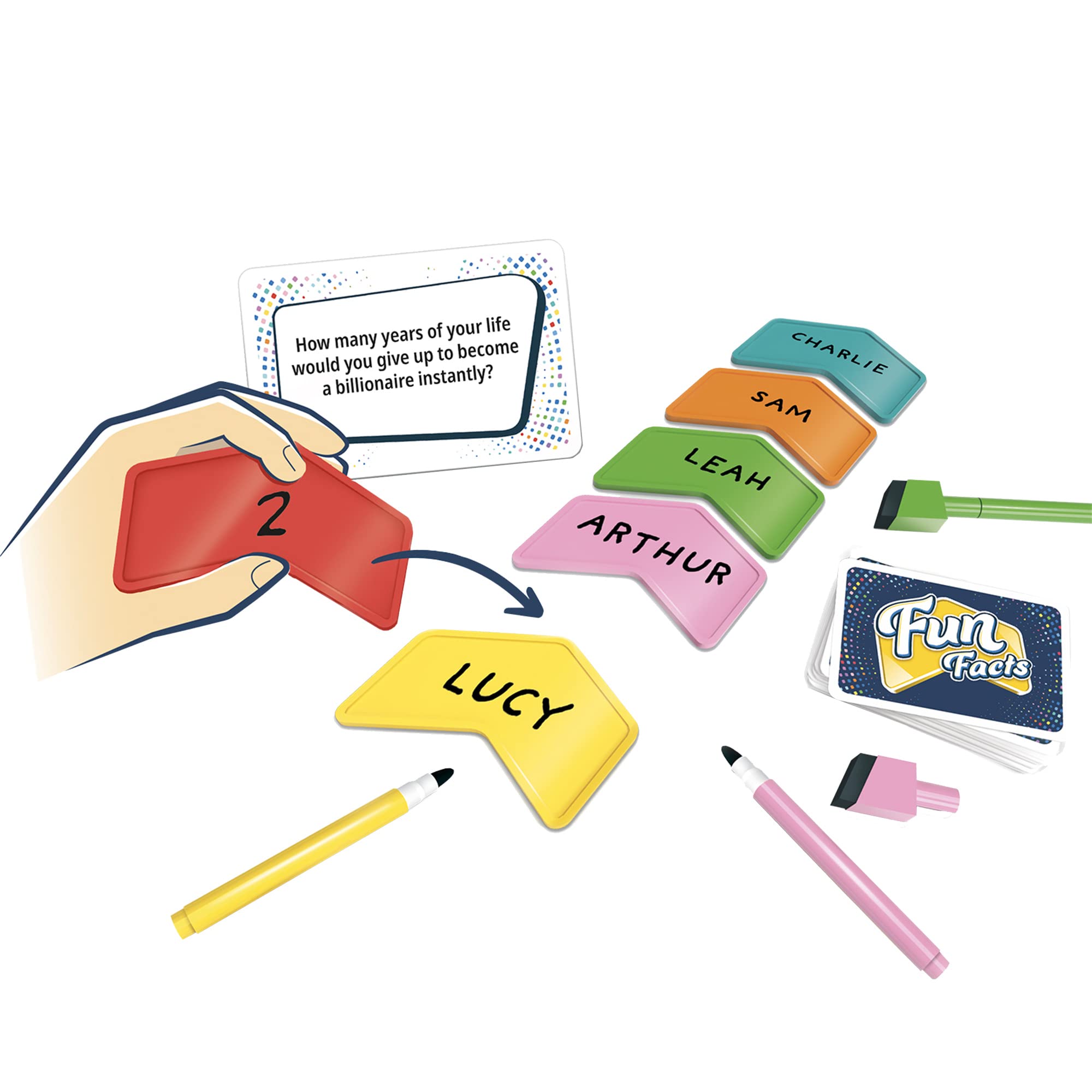 Repos Production Fun Facts Cooperative Party Game for 4-8 Players Ages 8+ 6