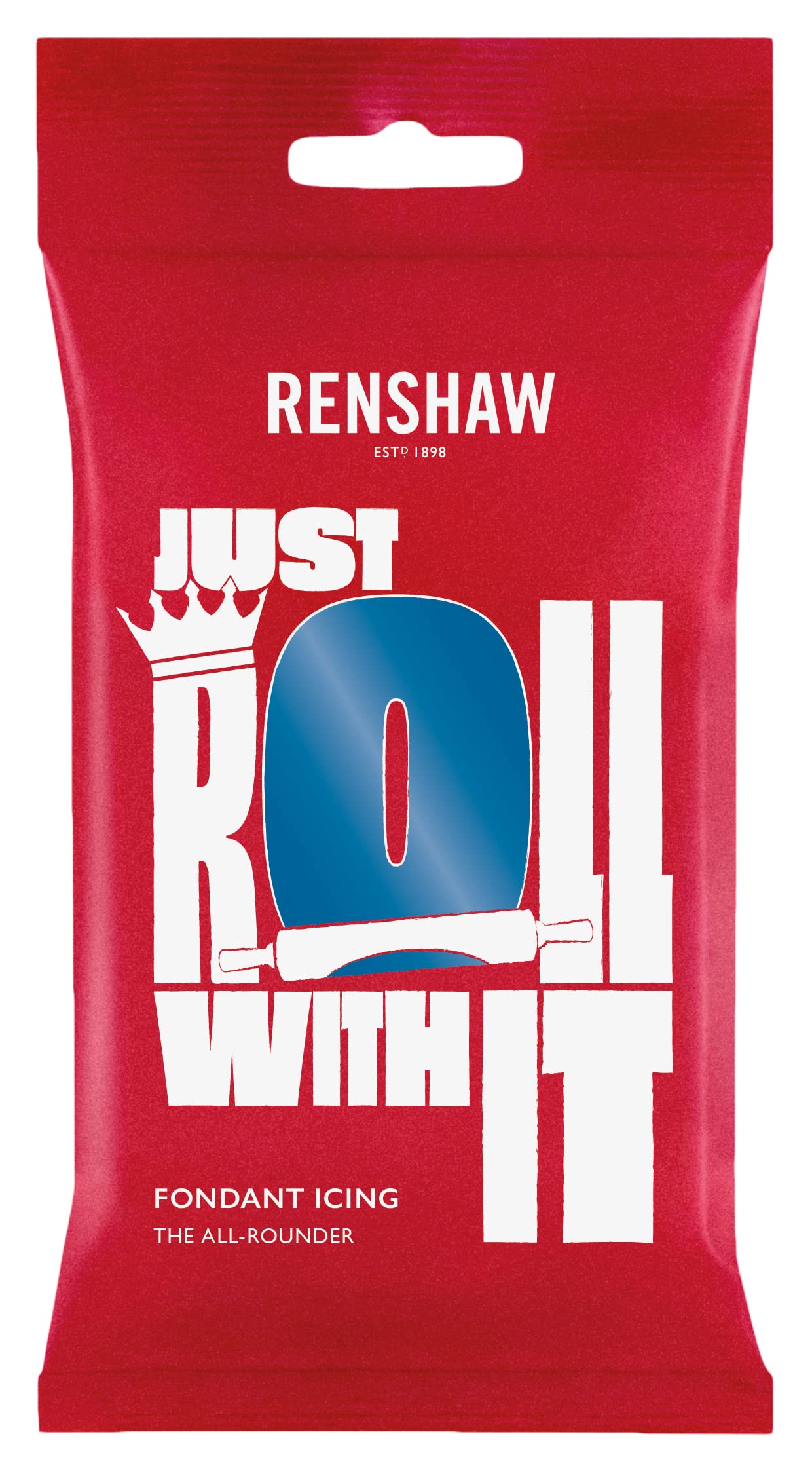 Renshaw Atlantic Blue Just Roll With It Fondant Icing, 1 kg