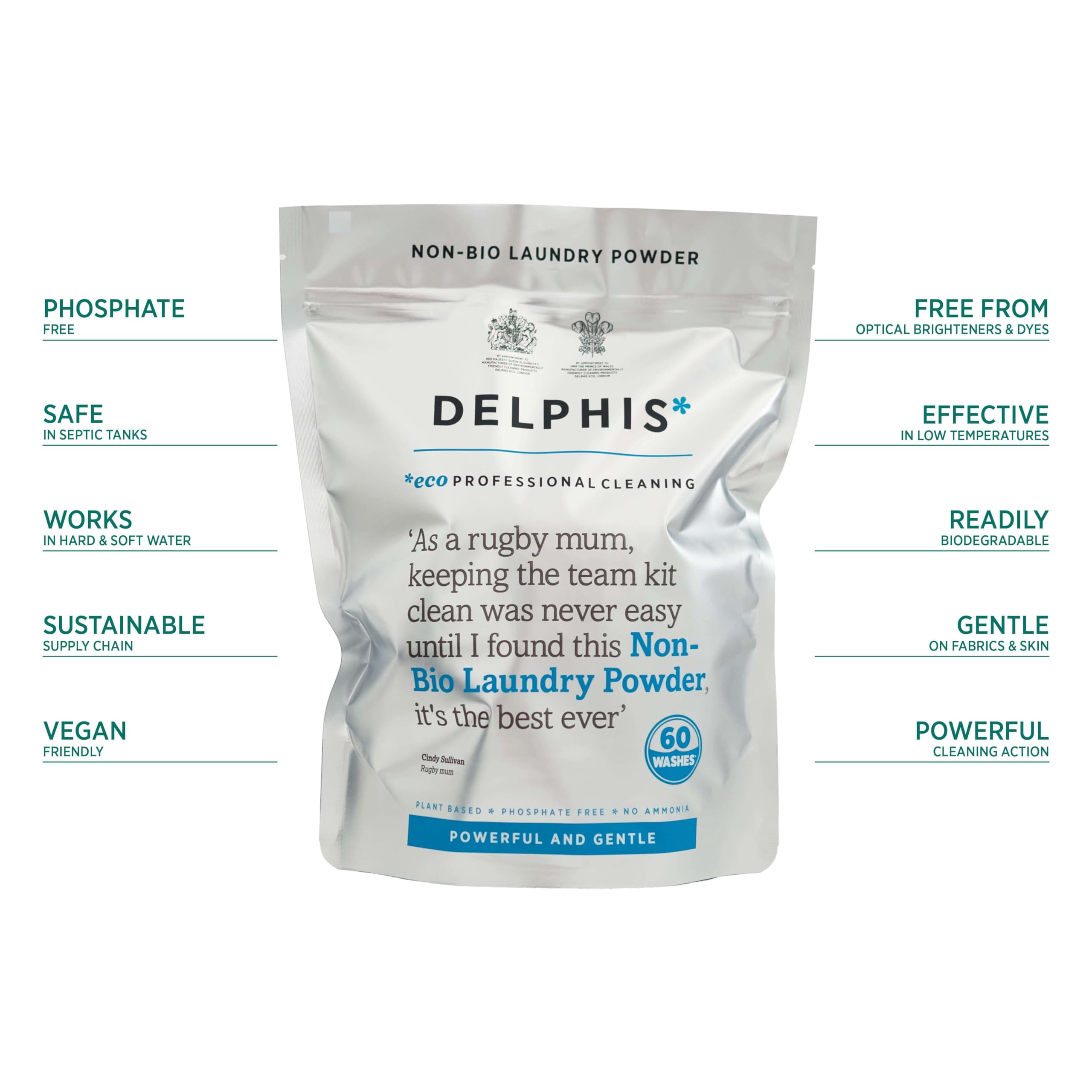 Delphis Eco - Non-Bio Washing Powder with Free Collectors Tin | 60 Washes 4