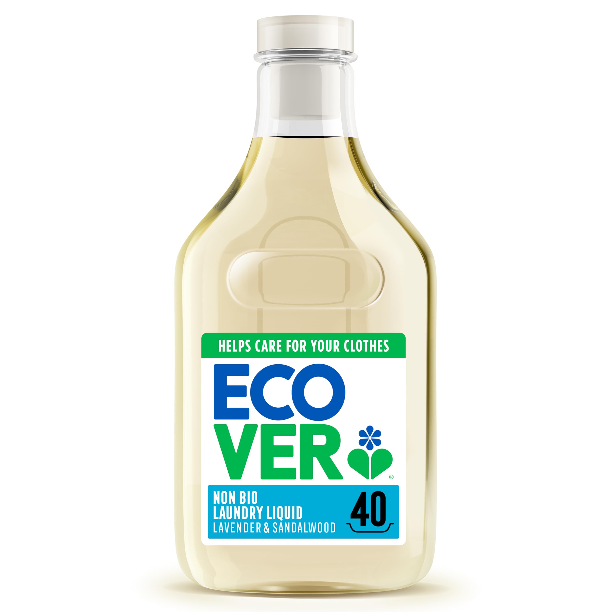 Ecover Concentrated Non-Bio Liquid Laundry Detergent - Lavender & Sandalwood Scent | 1.43 L 1