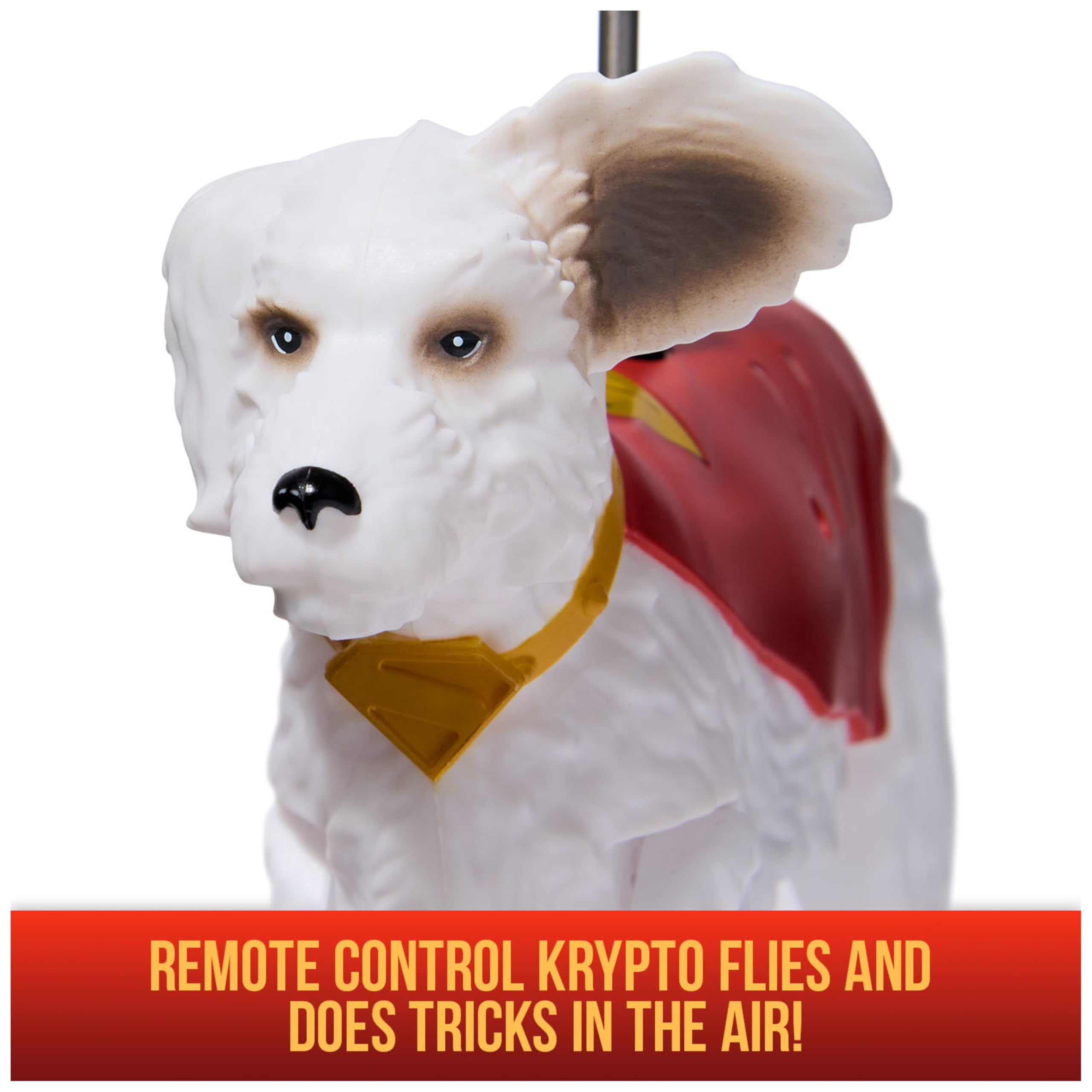 SUPERMAN Up in the Sky! Flying Krypto RC Toy - Hand-Controlled Flight, Ages 4+ 5
