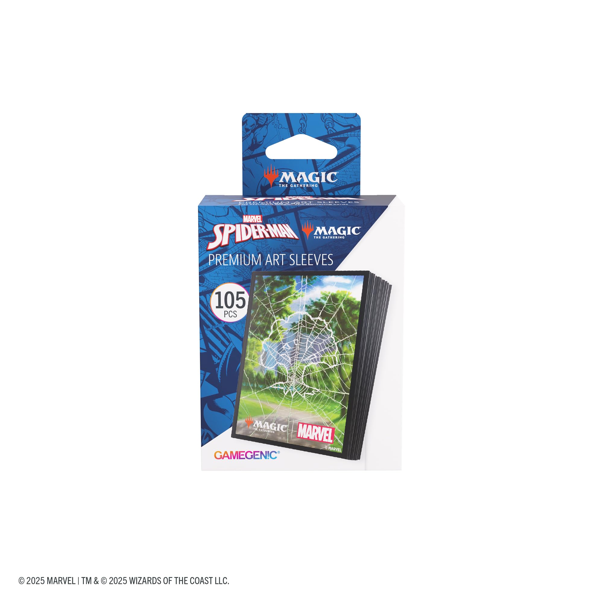 Gamegenic Premium Art Sleeves - Spider-Man Forest | Matte Back, Clear Front | 105 Count 4