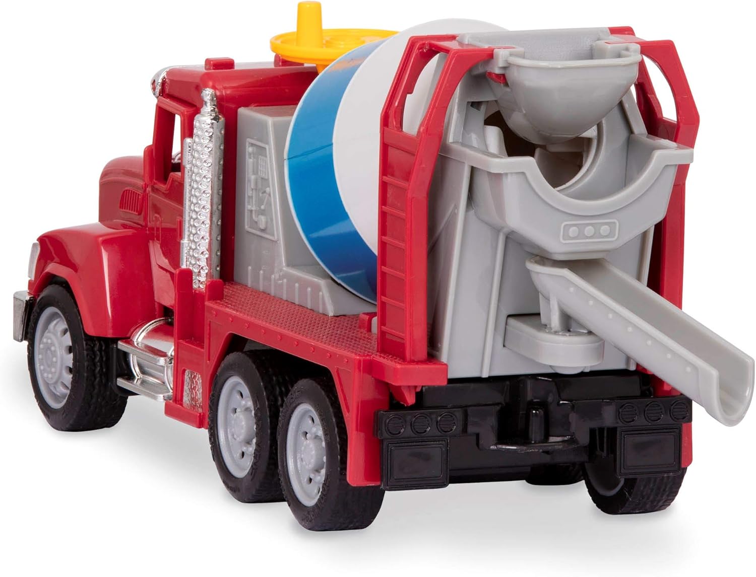 DRIVEN by Battat Micro Cement Mixer Truck - 1:48 Scale Interactive Toy with Lights & Sounds, Ages 3+ 6