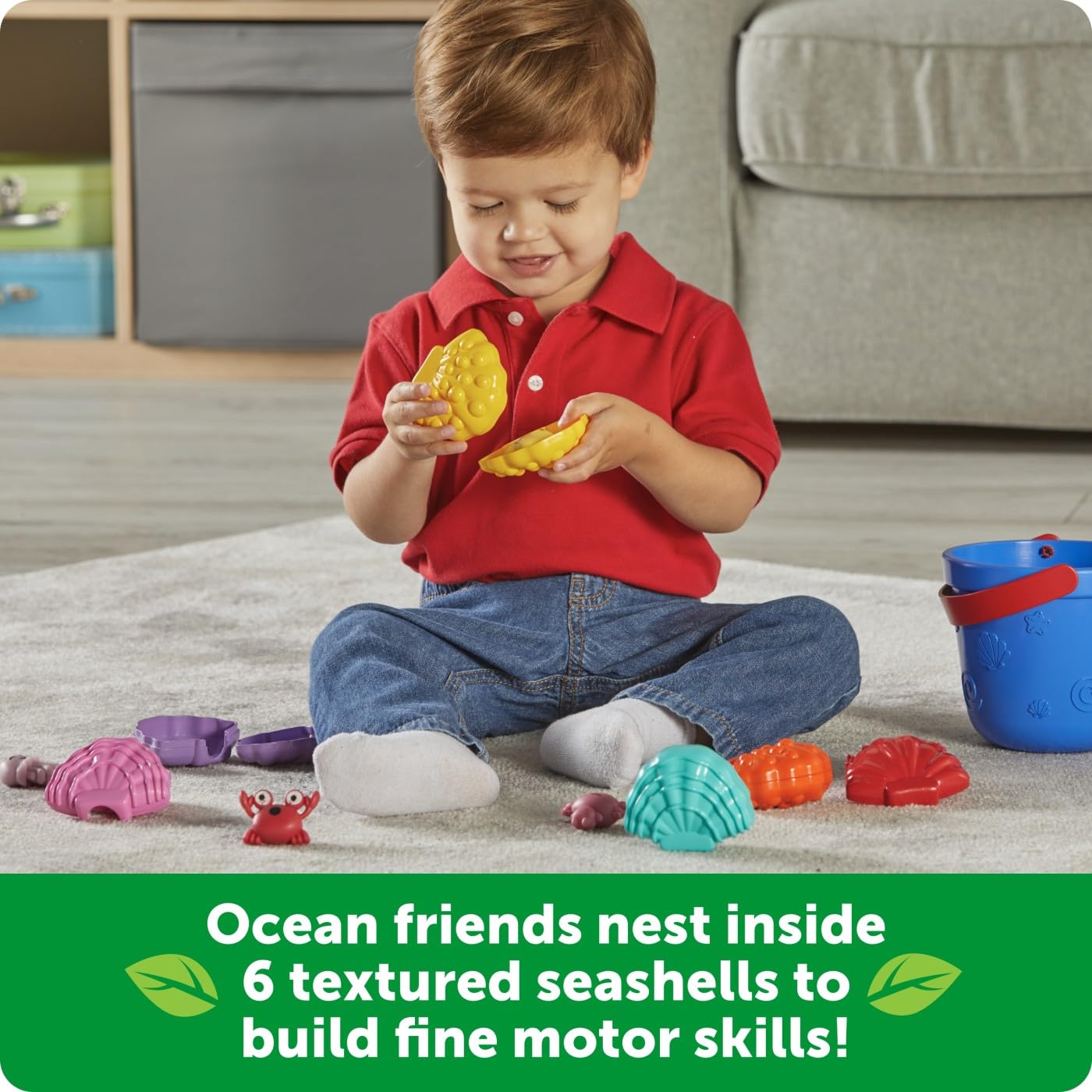Learning Resources Ocean Emotion Seashells - Social Emotional Learning Toy for Toddlers & Kids 5