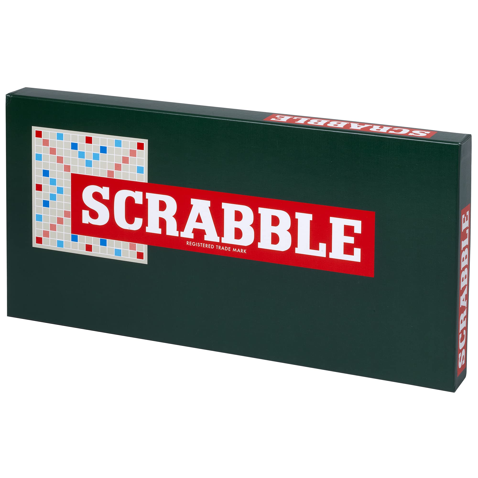 Ideal Scrabble Classic Board Game with Wooden Tiles, 2-4 Players