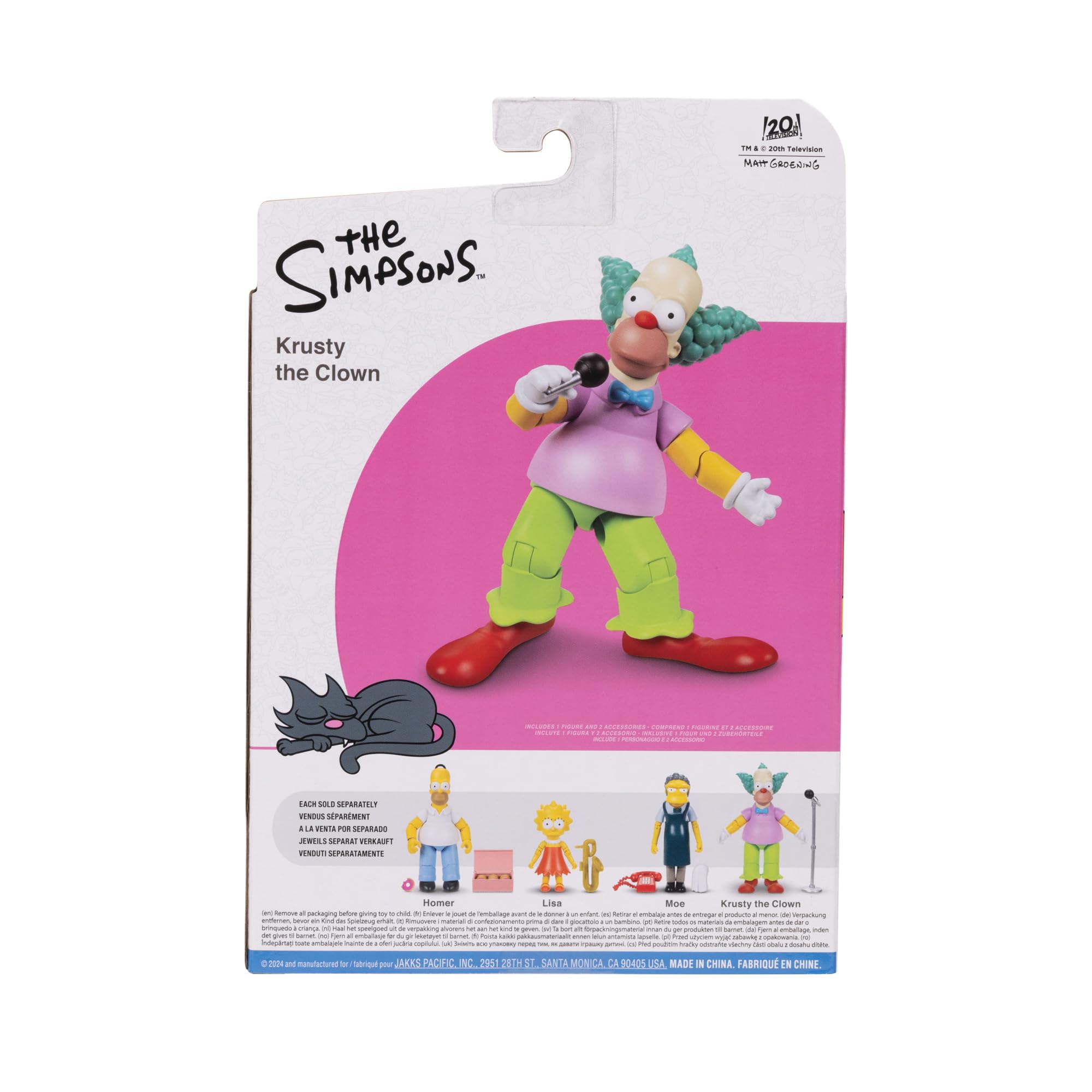 JAKKS Pacific The Simpsons - Krusty the Clown 12.7 cm Figurine 6