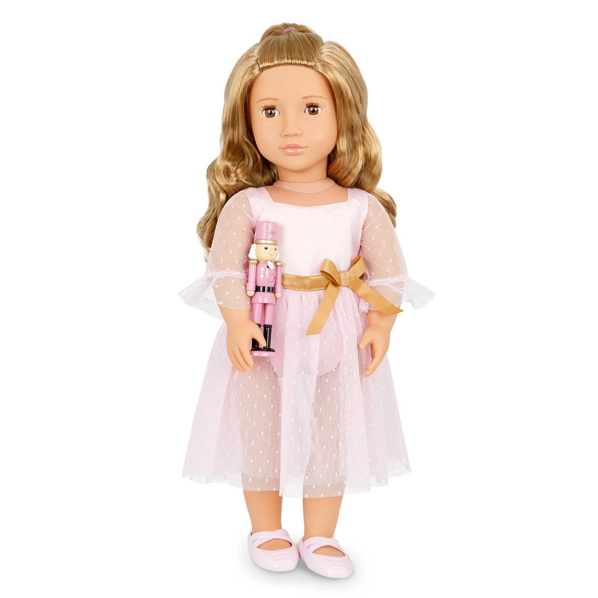 Our Generation Natasha 18-Inch Ballerina Doll with Nutcracker Accessory