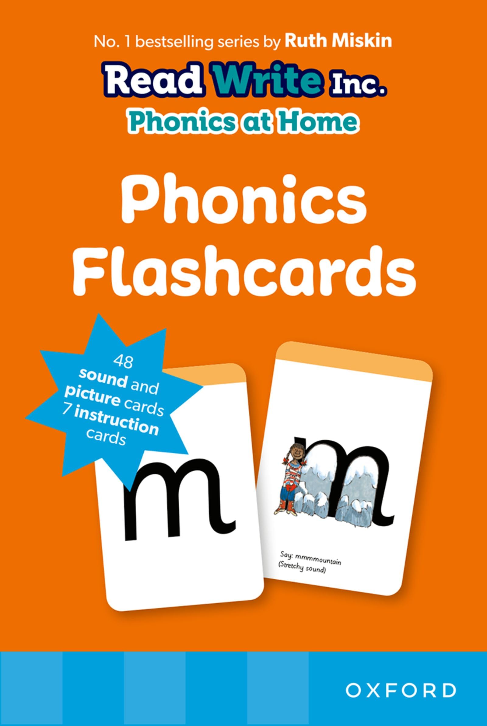 Oxford University Press Read Write Inc. Phonics Flashcards | Set 1 Sounds | Ages 3-5