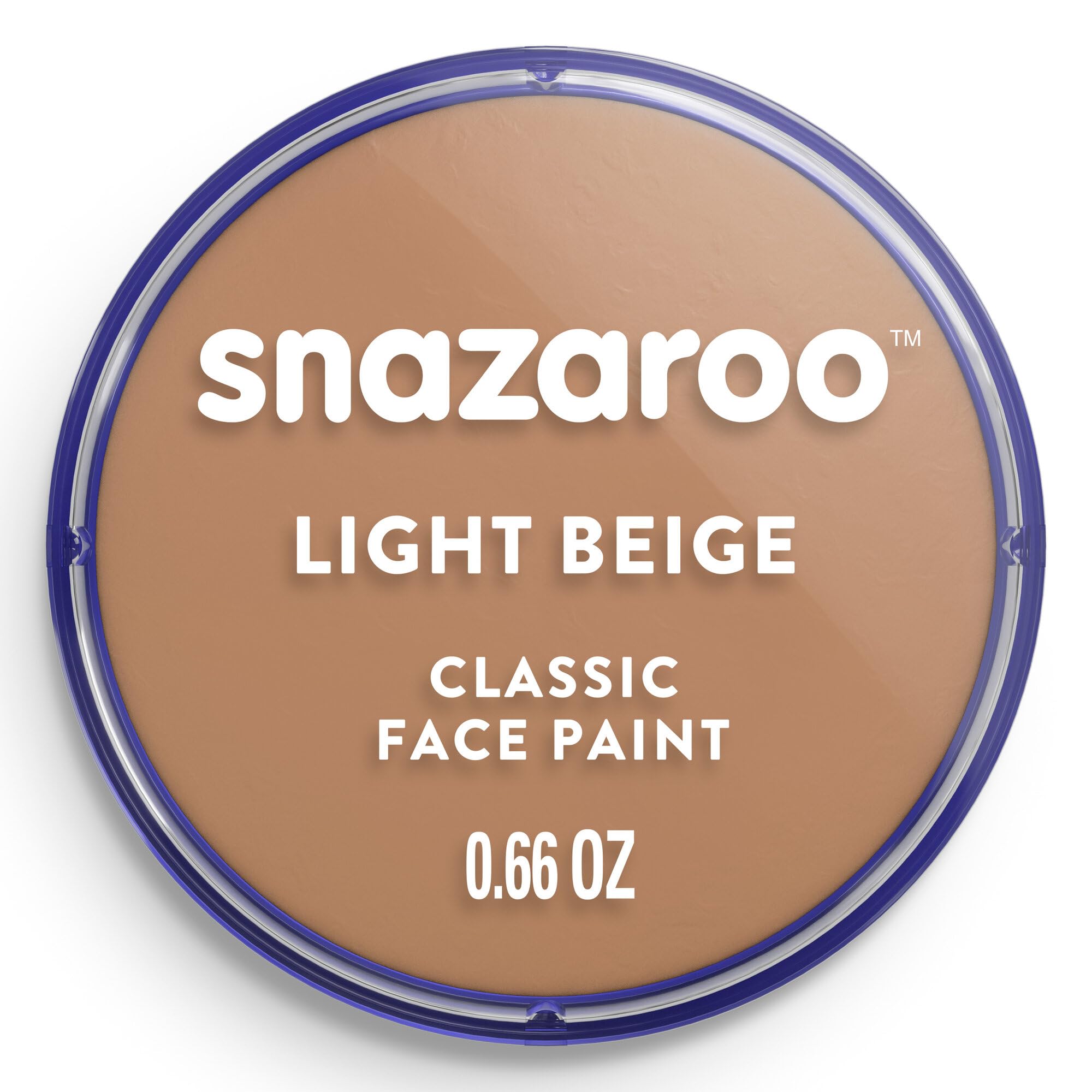 Snazaroo Classic Face and Body Paint - Light Beige (18ml)