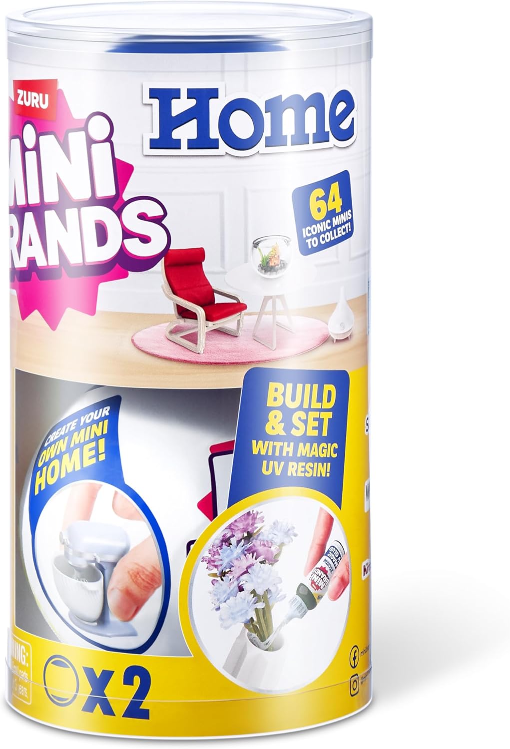 Mini Brands Home Capsule by ZURU - Collectible Mini Home Figures with Surprise Appliances, 3+ Years 3