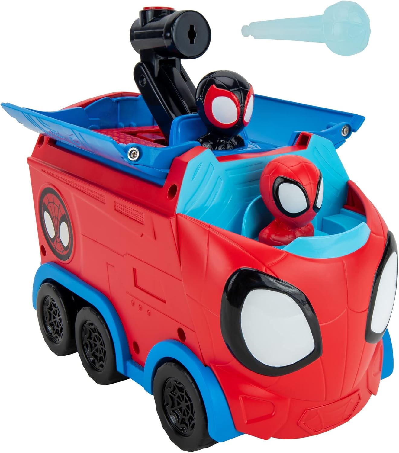 Spidey and Friends Web Spinning Hauler - 8-Inch 3-in-1 Transforming Vehicle 7