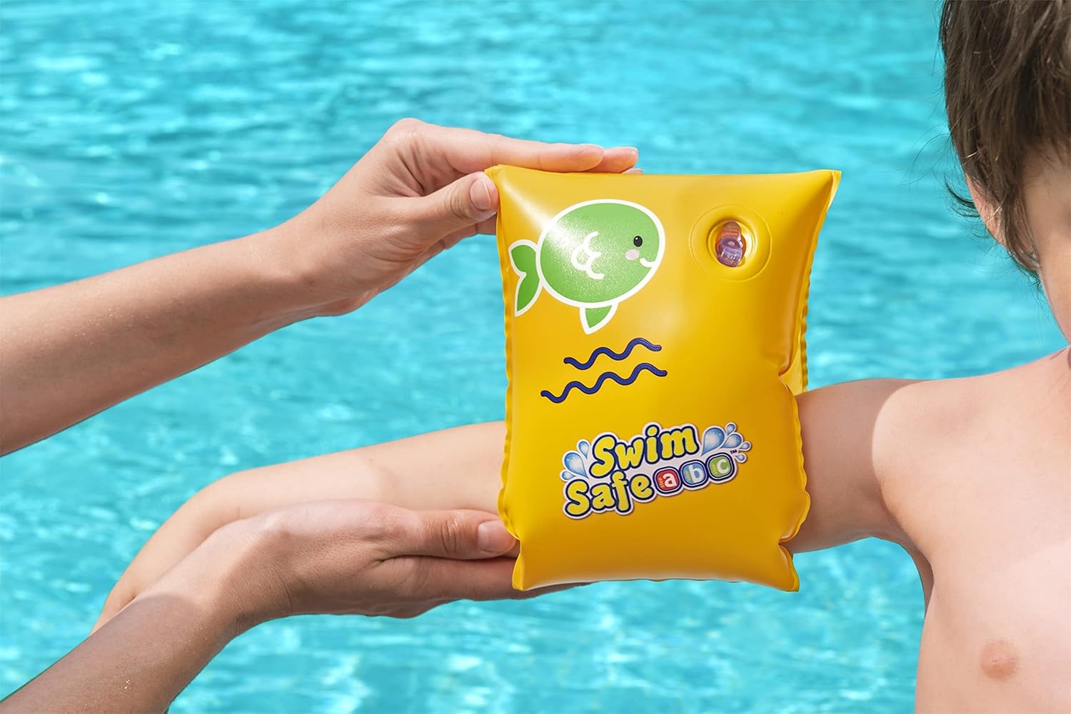 Bestway Inflatable Swimming Armbands for Kids Float Bands Sleeves, Inflatable Sw 4