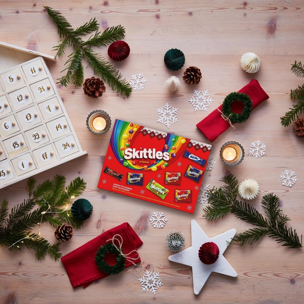Skittles & Friends Christmas Sweets Selection Gift Box, 105.5g 6