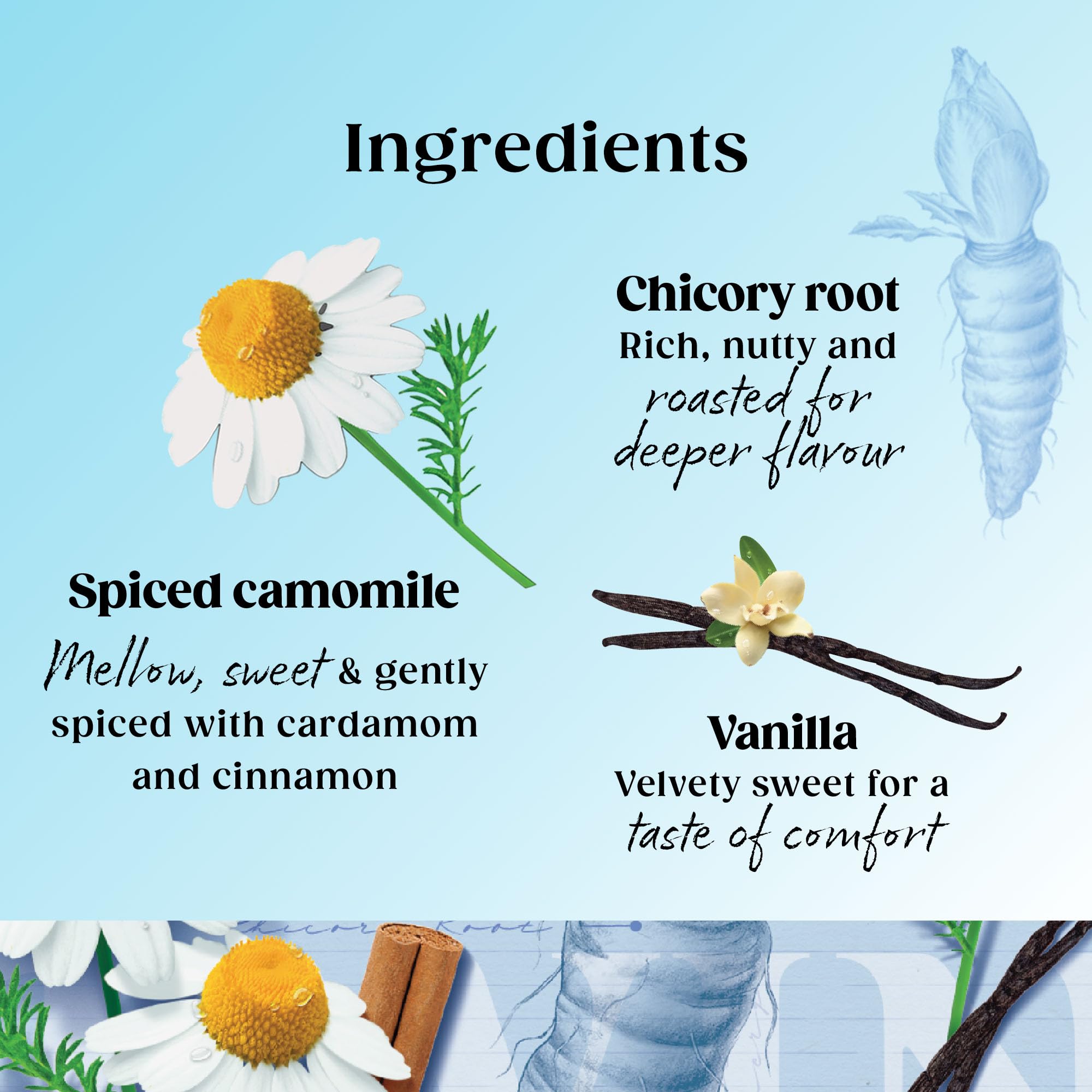 Twinings Superblends Calm Tea - Spiced Camomile, Vanilla & Roasted Chicory | 20 Count (Pack of 4) 4
