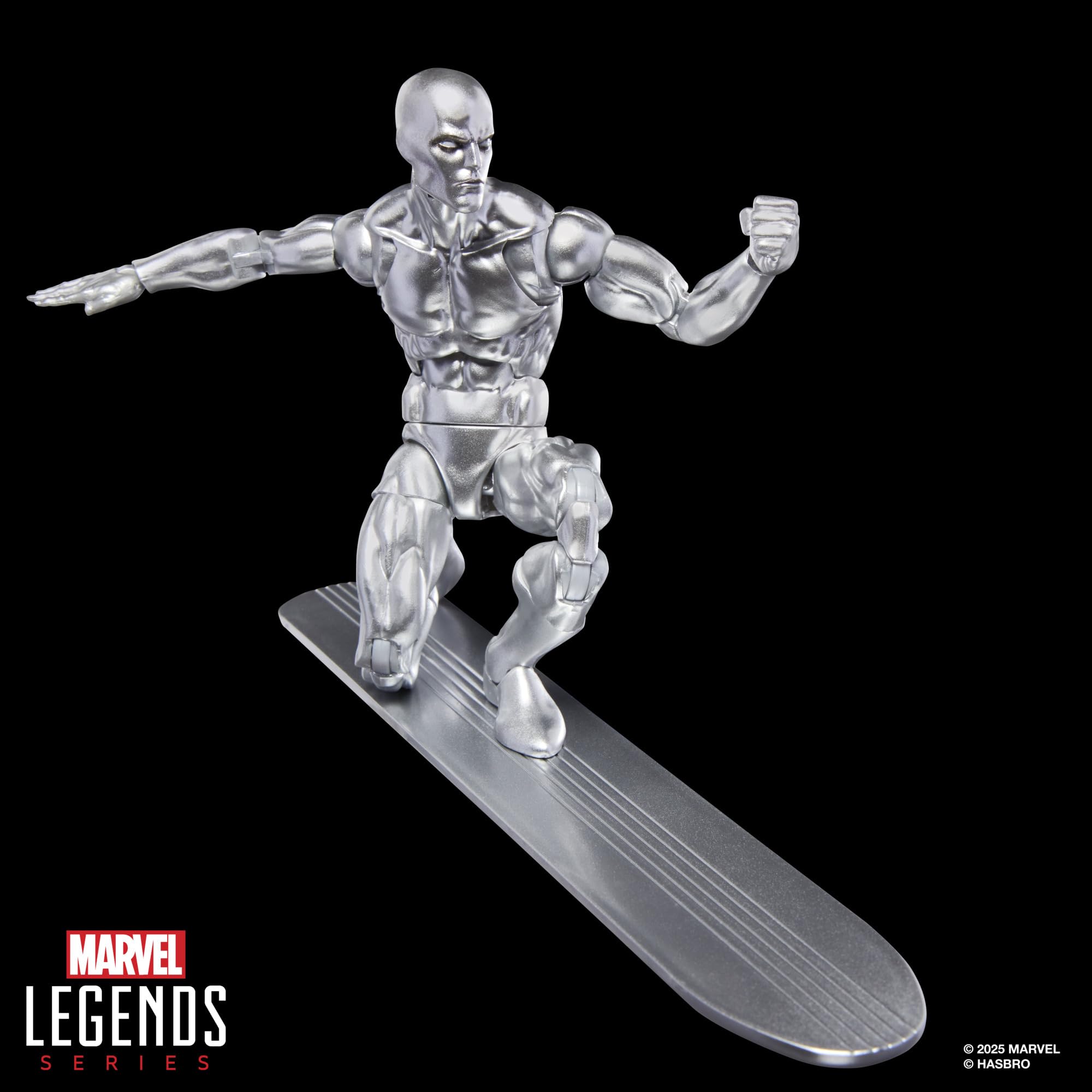 Marvel Legends Series Silver Surfer Action Figure - 6-Inch Collectible with Comic-Inspired Design 5