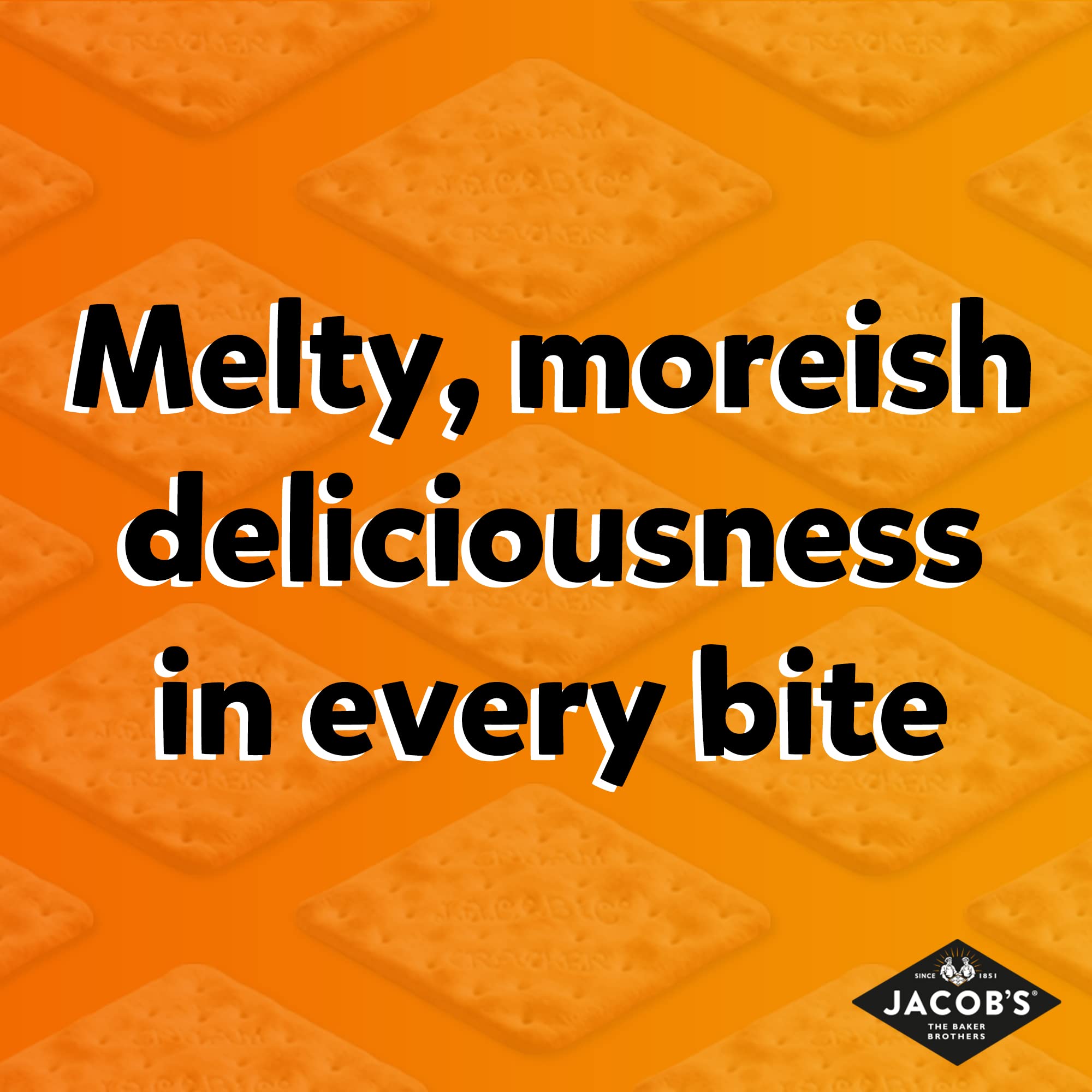 Jacob's Crispbreads Mixed Grain Crackers, 20 Crackers (5 Packs of 4), 190g 3