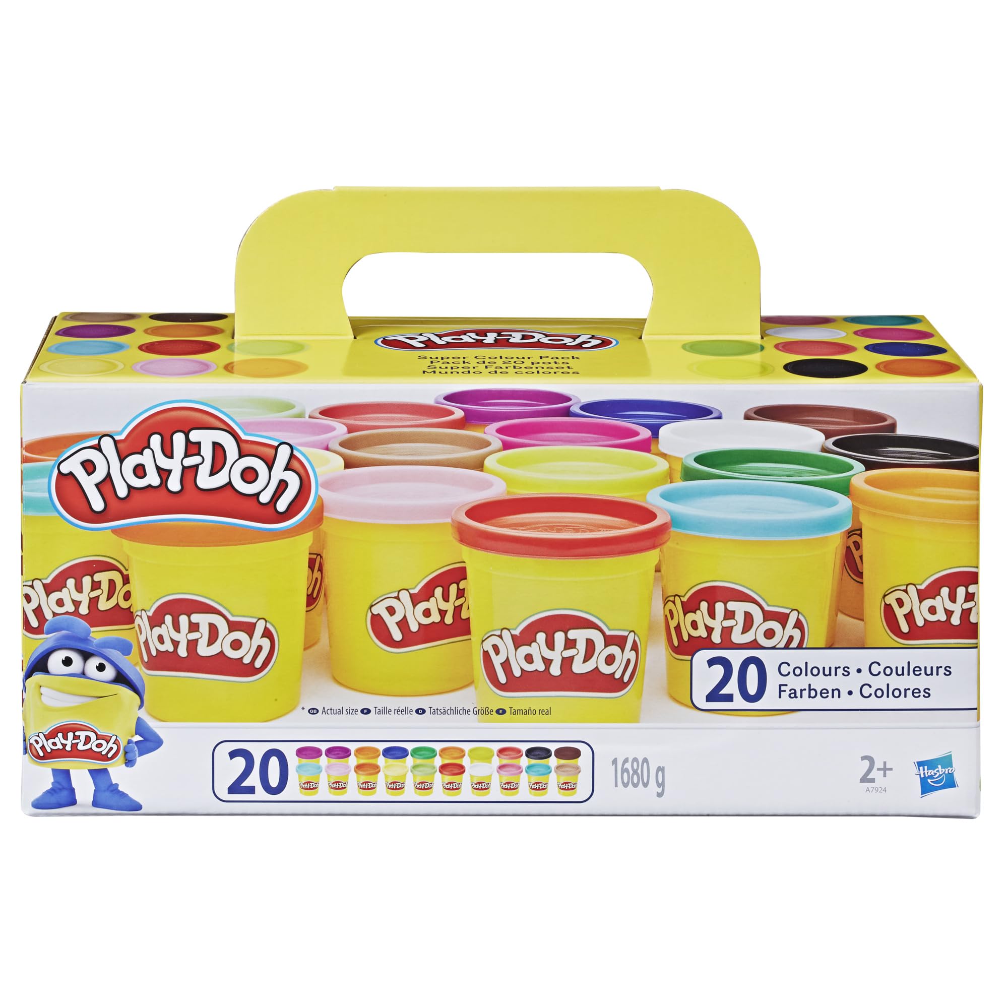Play-Doh Super Colour Pack - 20 Can Set for Kids 2+ Years 7