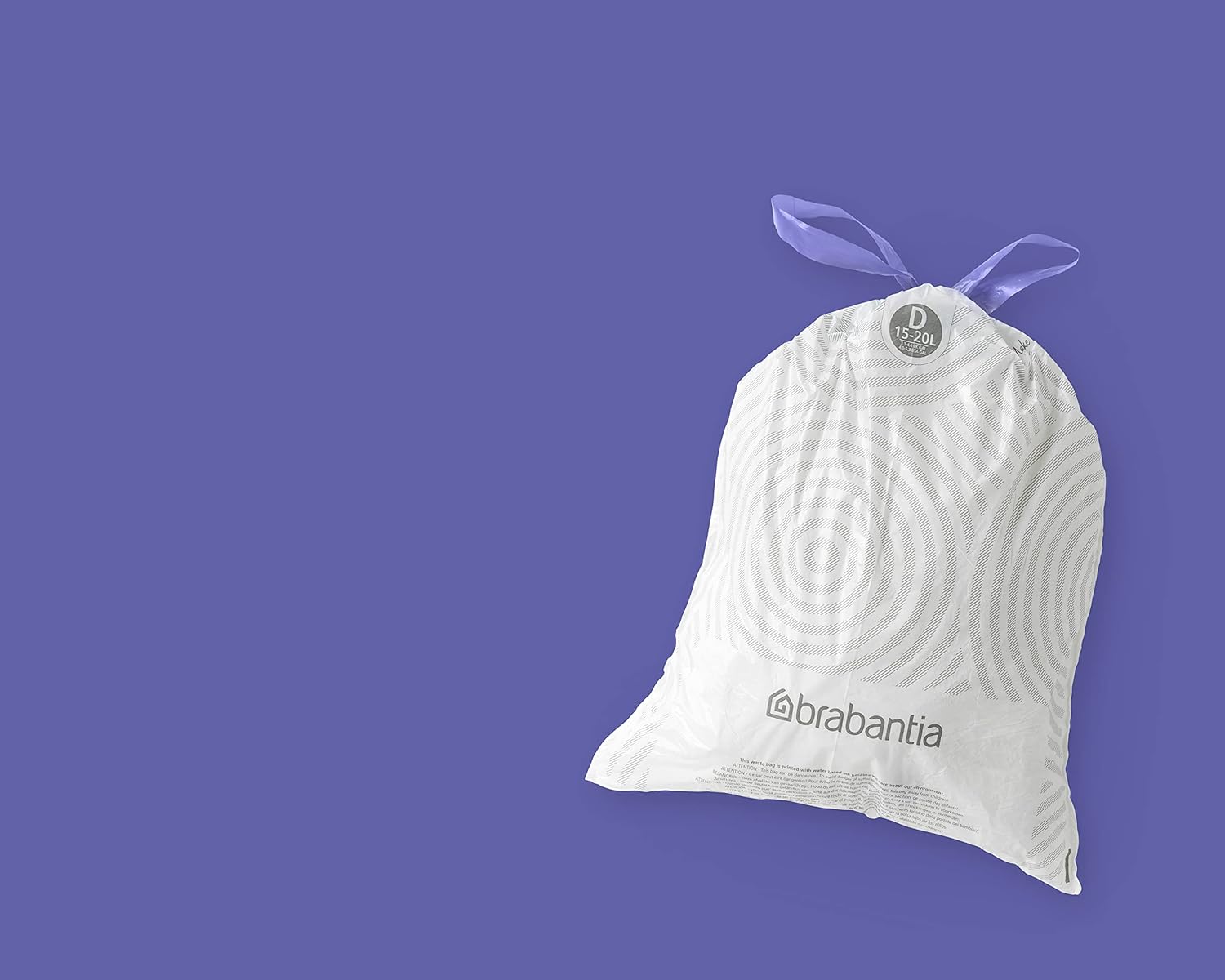 Brabantia - PerfectFit Bin Liners Multipack (Size D/15-20 Litre) Thick Plastic 4