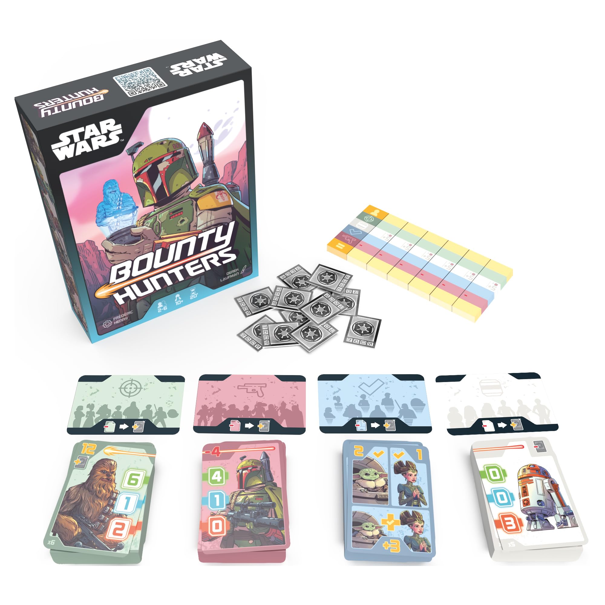 Zygomatic Star Wars Bounty Hunters Card Game | Ages 10+ | 2-6 Players | 20 Min Playtime 2