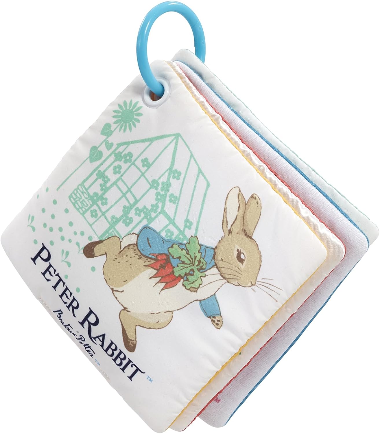 Peter Rabbit Baby Cloth Book - Touch and Feel Sensory Play & Go Square
