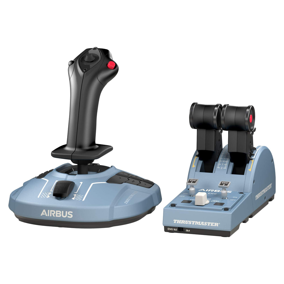 Thrustmaster TCA Officer Pack Airbus Edition Flight Controls - PC, Sidestick and Throttle Quadrant