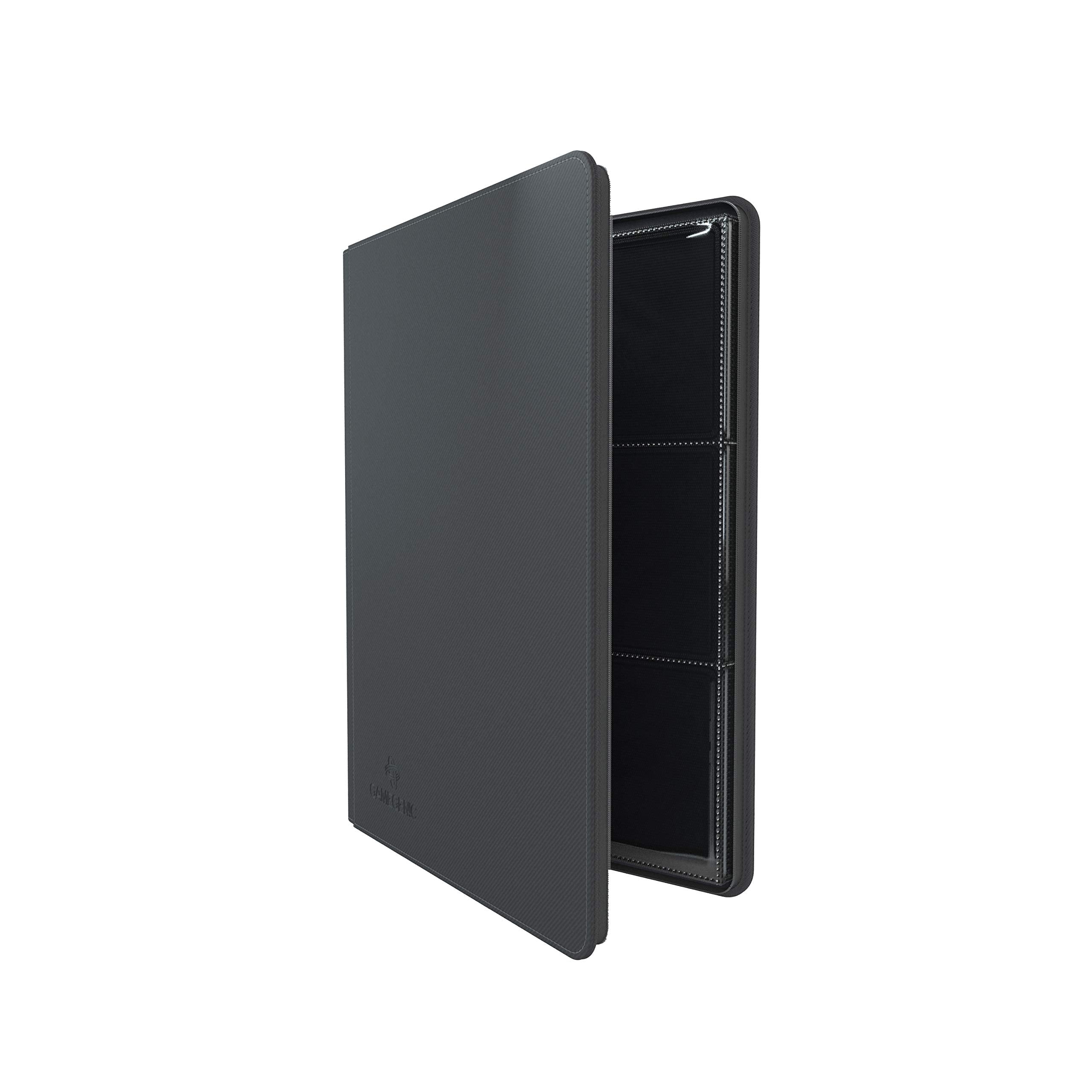 Gamegenic Zip-Up Album - 360 Card Capacity | Side-Loading Pockets | Rigid Cover | Black