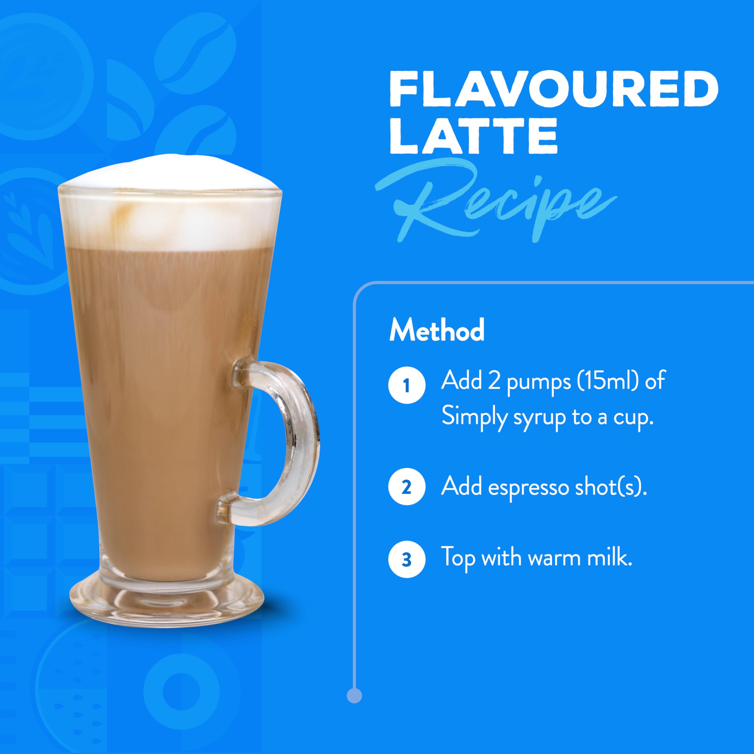 Simply - Vanilla Syrup, Vegan & Nut Free Flavoured Syrup for Coffee, Cocktails & Baking (1 Litre)