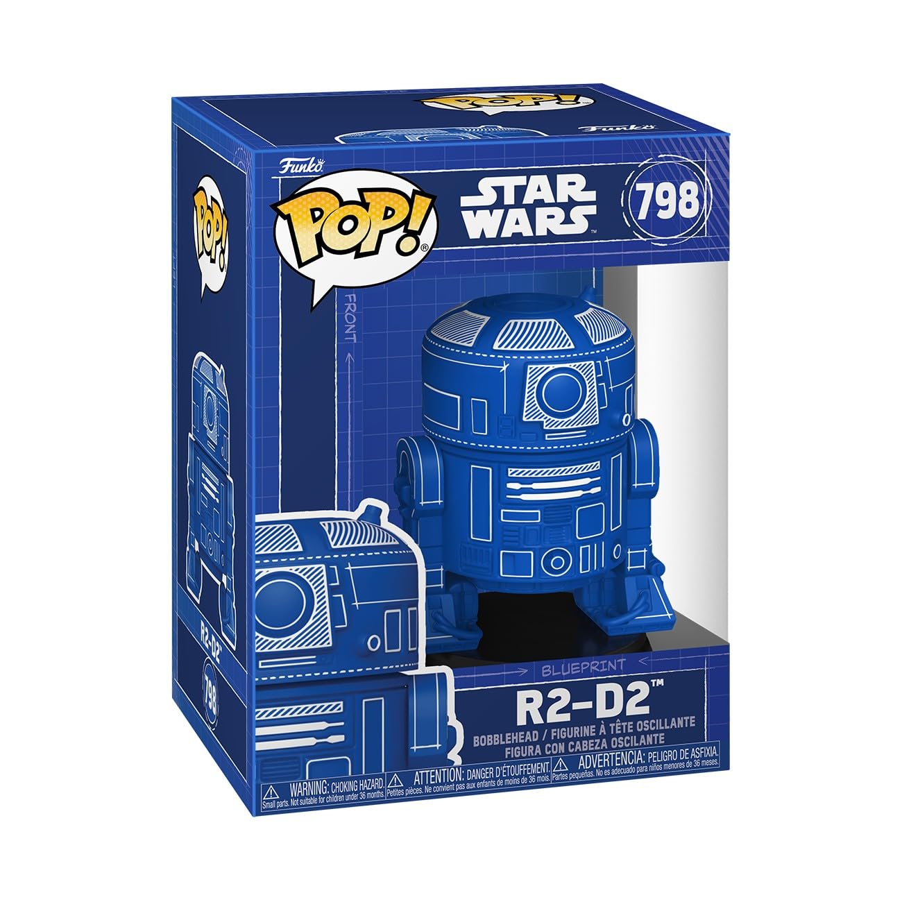 Funko Pop! Star Wars - R2-D2 (Blueprint) Vinyl Figure