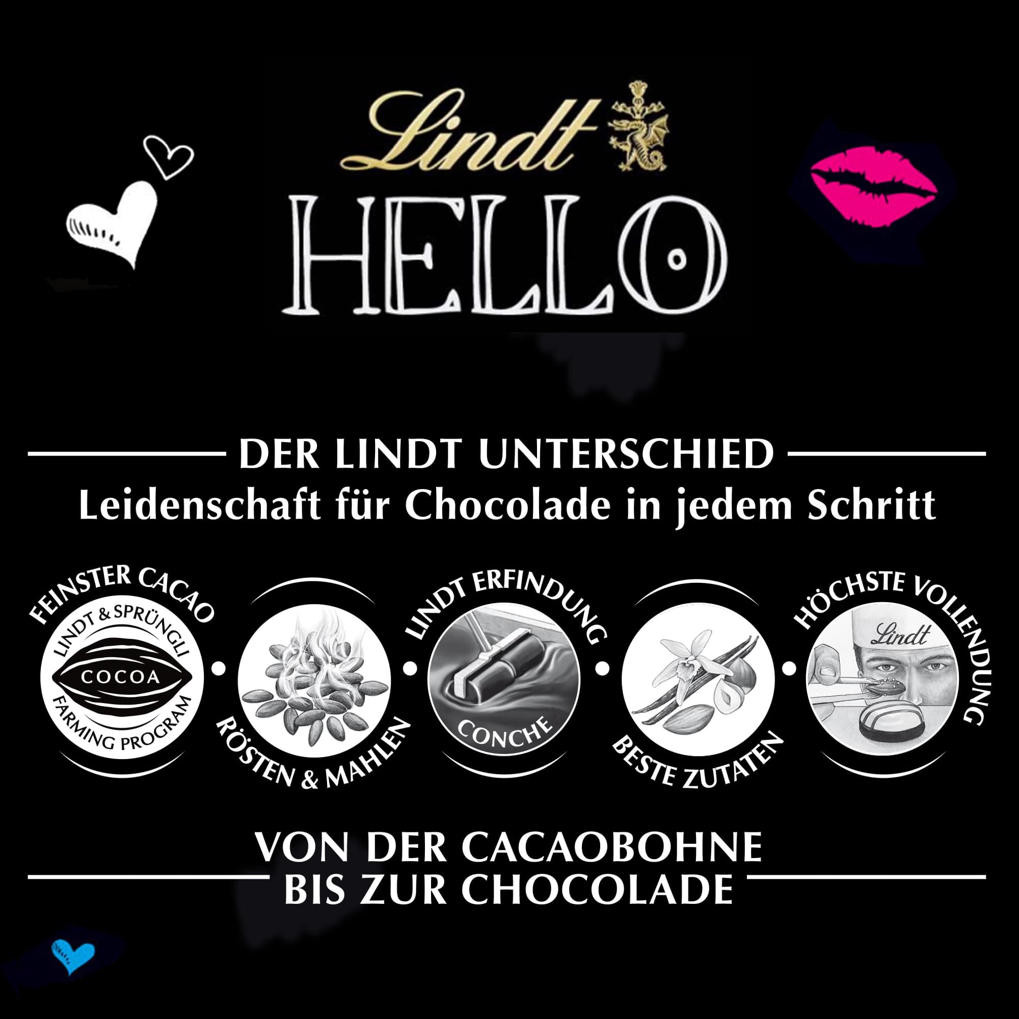 Lindt Hello Salted Caramel Milk Chocolate Bar 100g 3