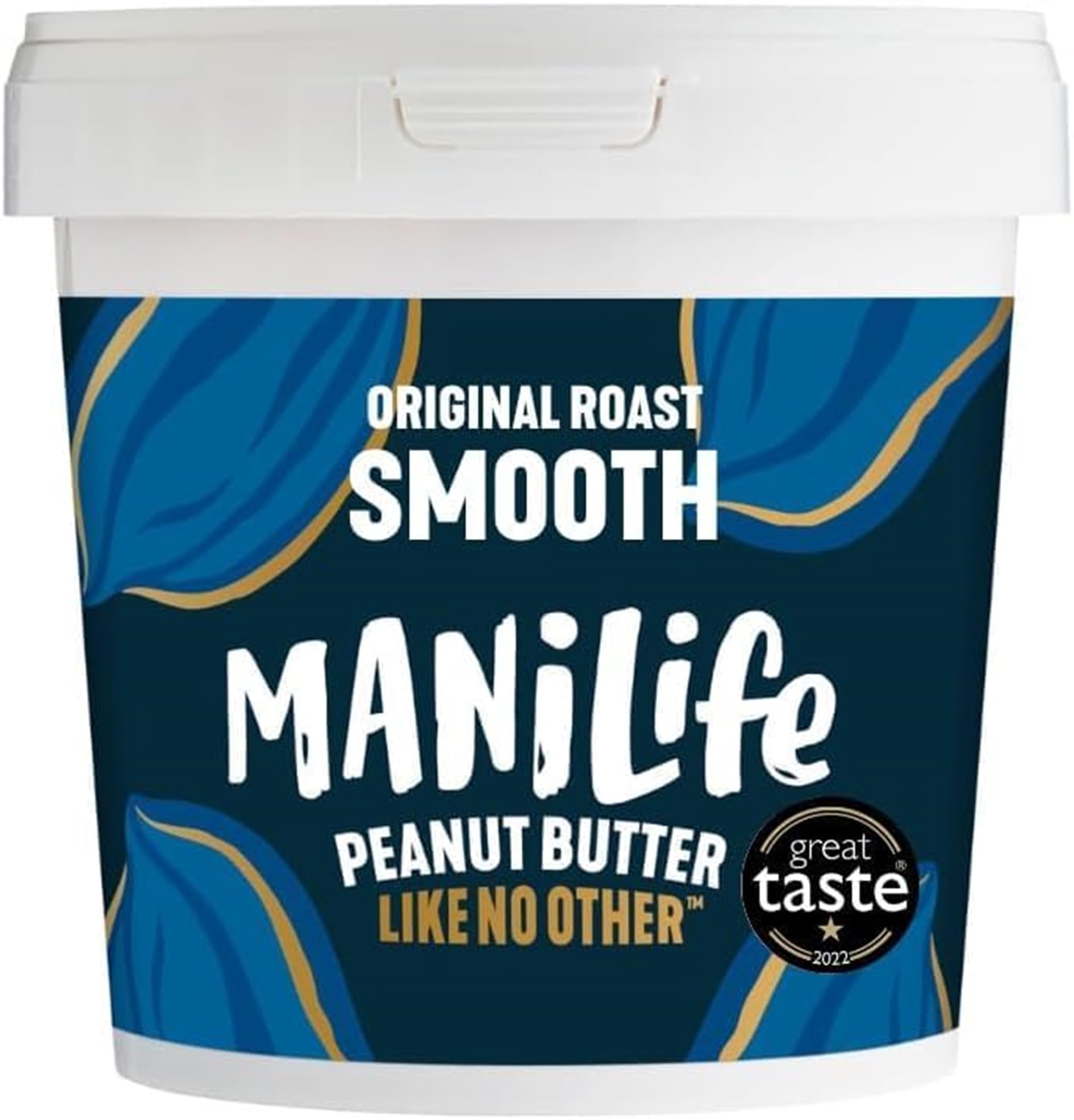 ManiLife Original Roast Smooth Peanut Butter, 900g Tub - Small Batch Vegan