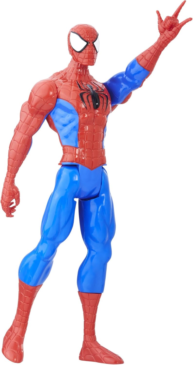 Spider-Man Marvel Titan Hero Series Figure - 12" Action Figure for Ages 4+