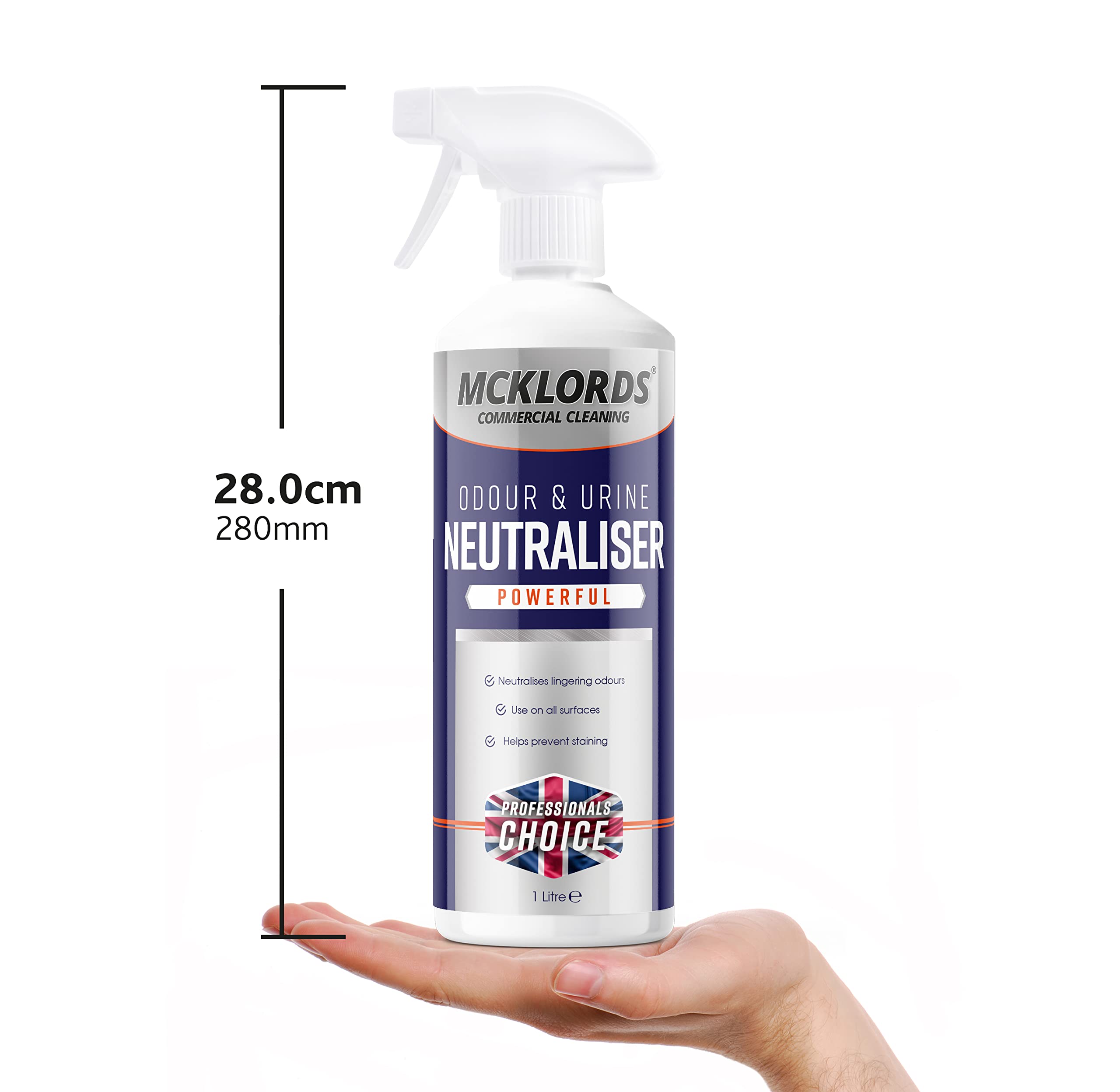 McKLords - Professional Odour and Urine Neutraliser 1 Litre 3