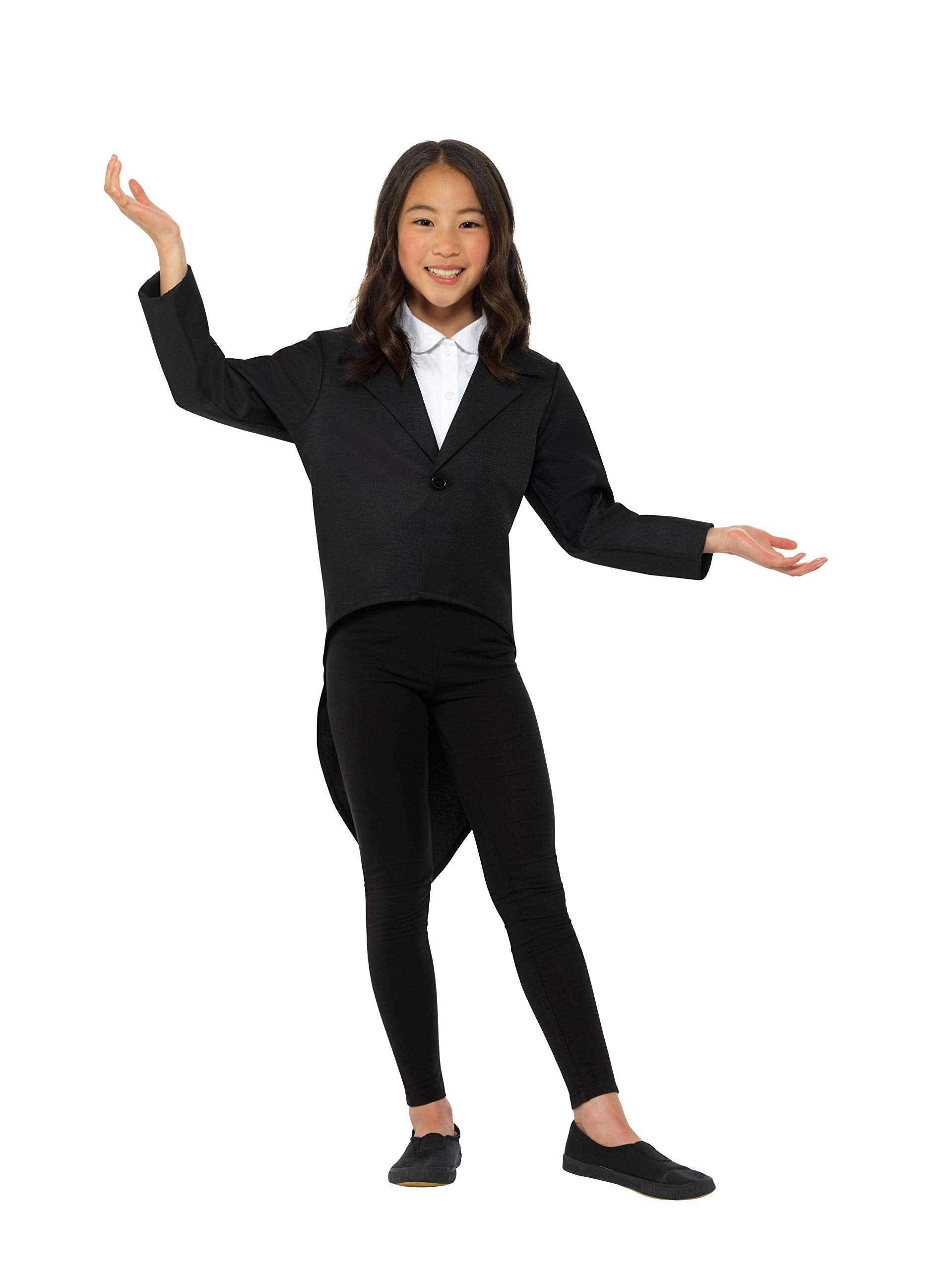 Smiffys Boys Tailcoat Costume - Black | Age 7-9 Years | Chest 27-28.5" 3
