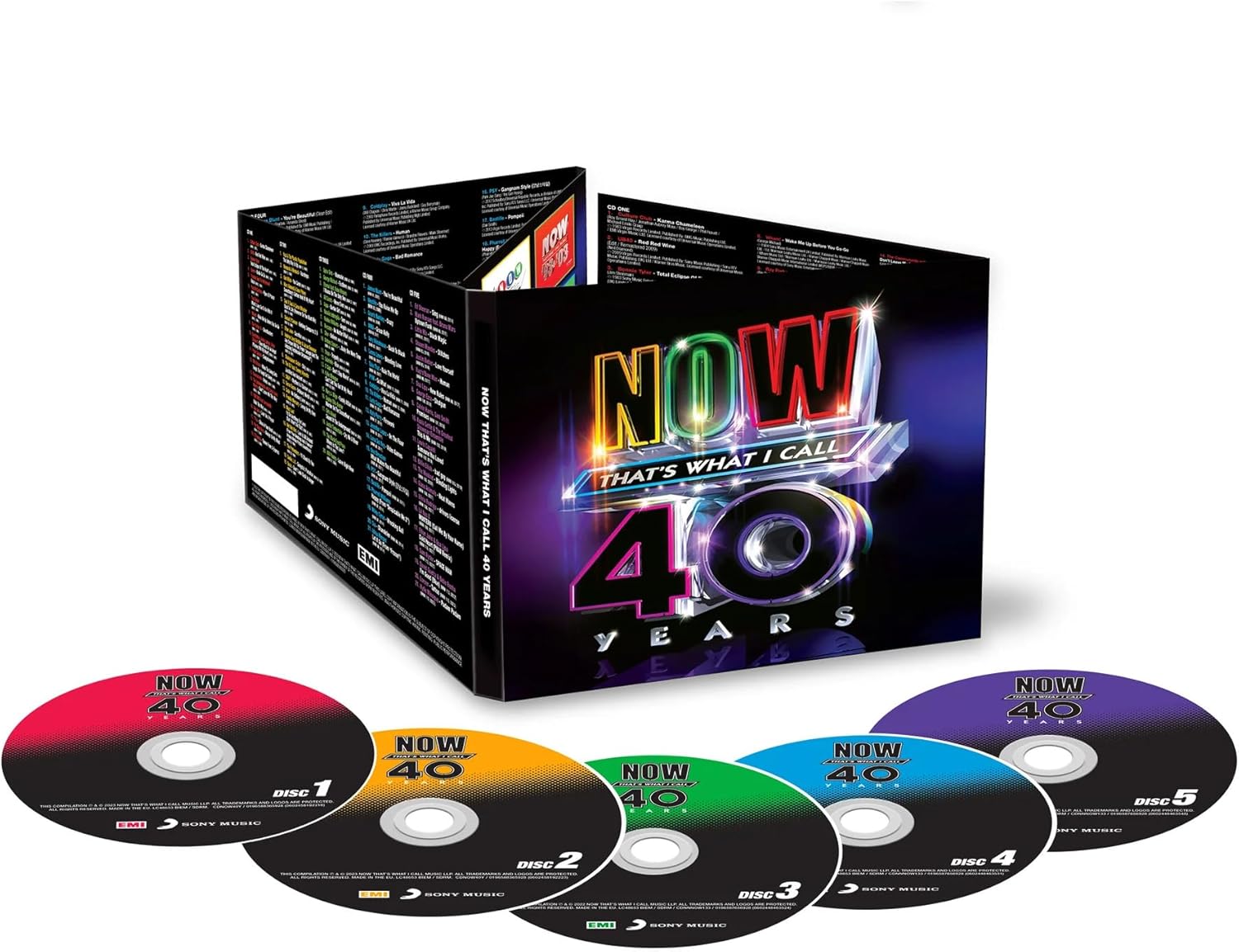 NOW That's What I Call 40 Years - 5CD Box Set