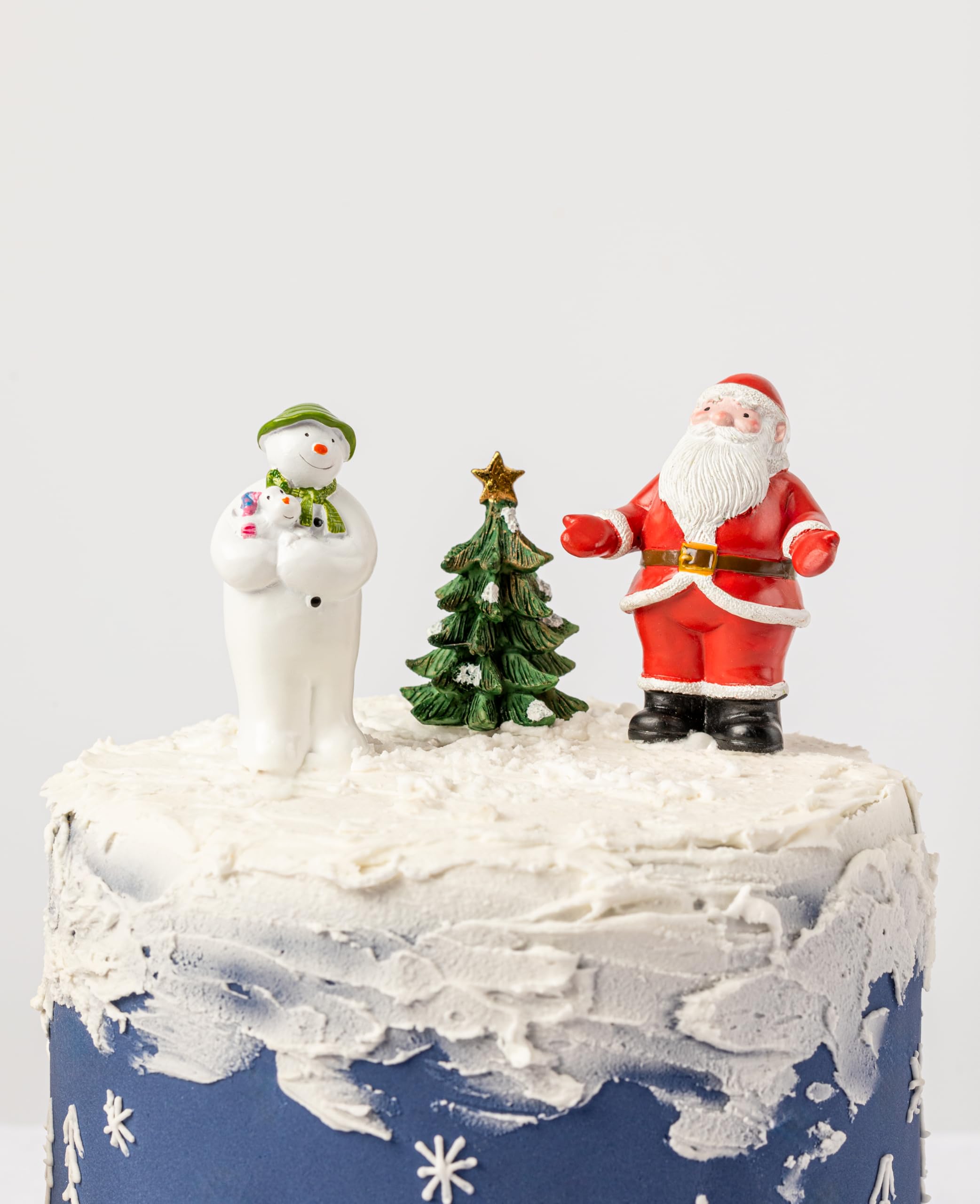 Anniversary House The Snowman and The Snowdog 3-Piece Cake Topper Set - Resin Collectible Figurines 6