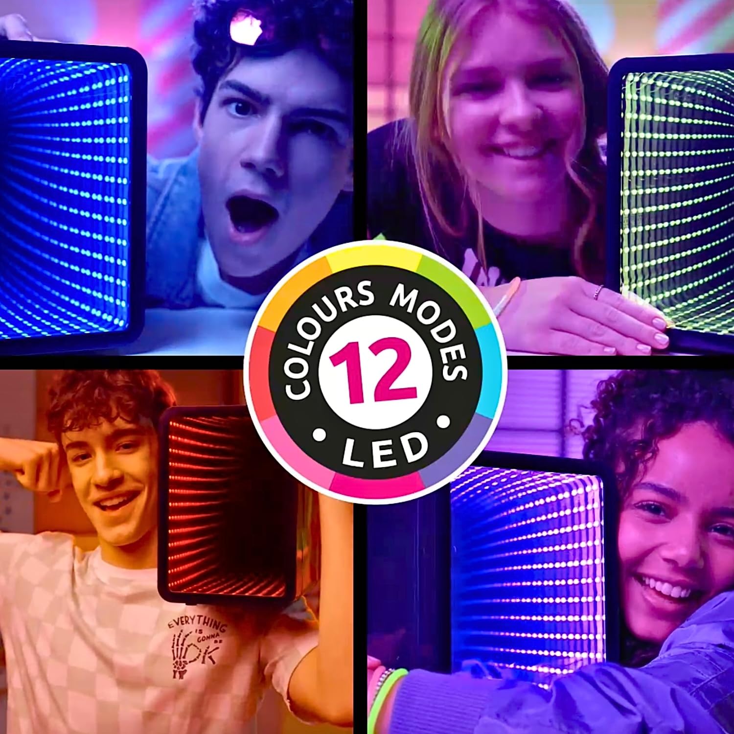 So Chill Mini Fridge Infinity - LED Light-Up Mini Fridge for Gamers & Teens 5