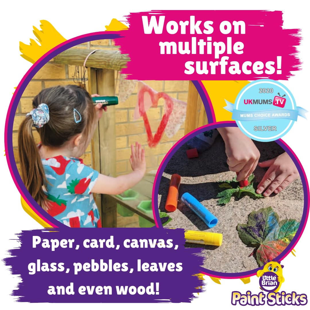 Little Brian Paint Sticks - Mess-Free Kids Painting Set for Creative Play 17