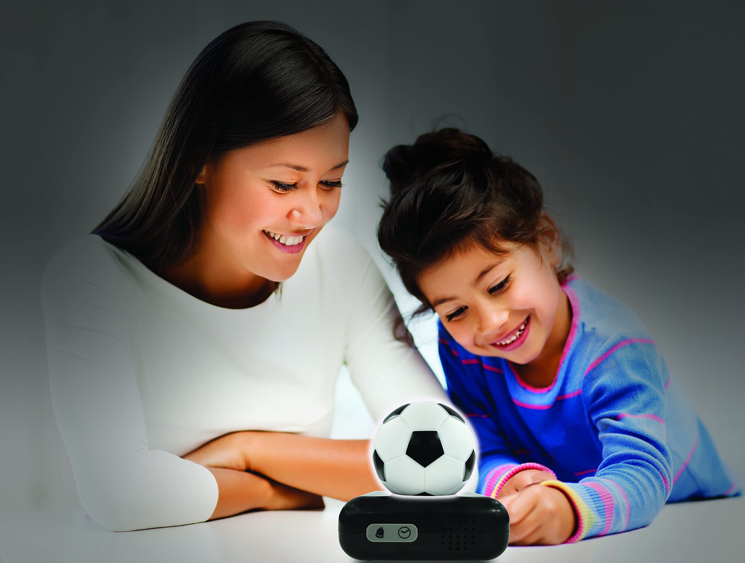 LEXIBOOK Digital Alarm Clock with Night Light - Soccer Ball Design, Snooze & Light-Up Features 9