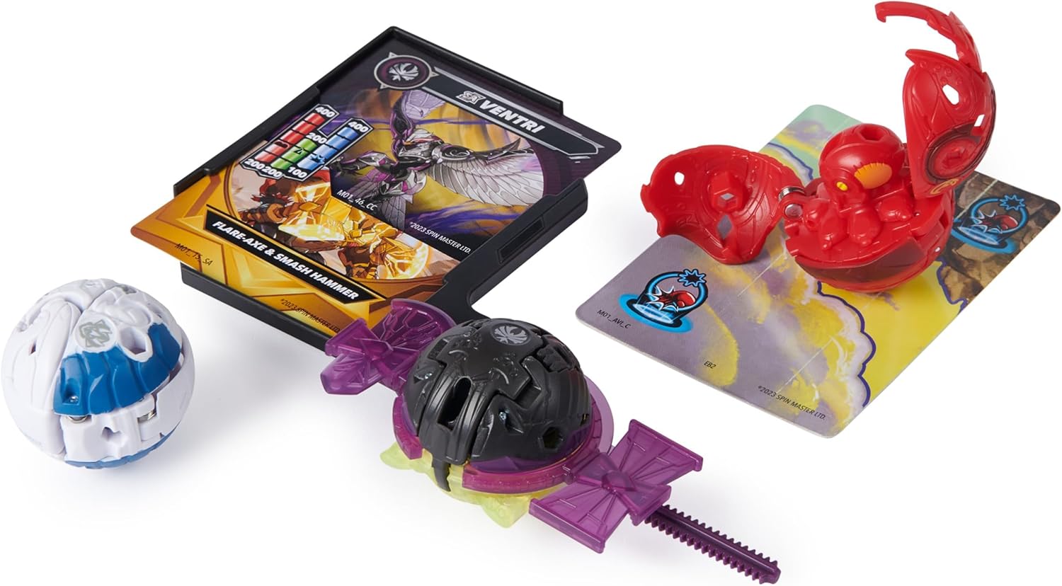 Bakugan Battle 5-Pack - Special Attack Dragonoid, Ventri, Bruiser, Octogan, Trox (Ages 5-15) 4
