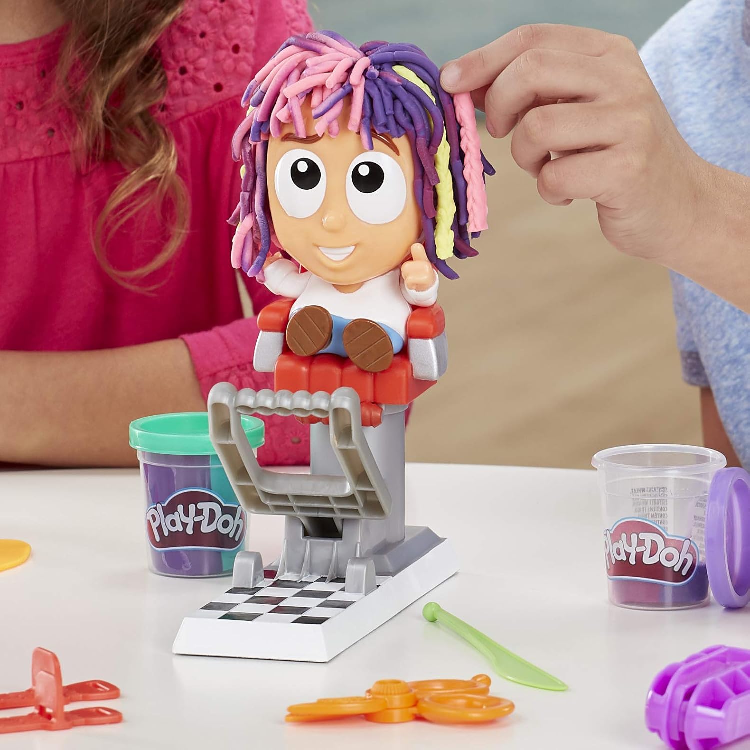 Play-Doh Crazy Cuts Stylist Hair Salon Playset for Kids 3 Years and Up 3