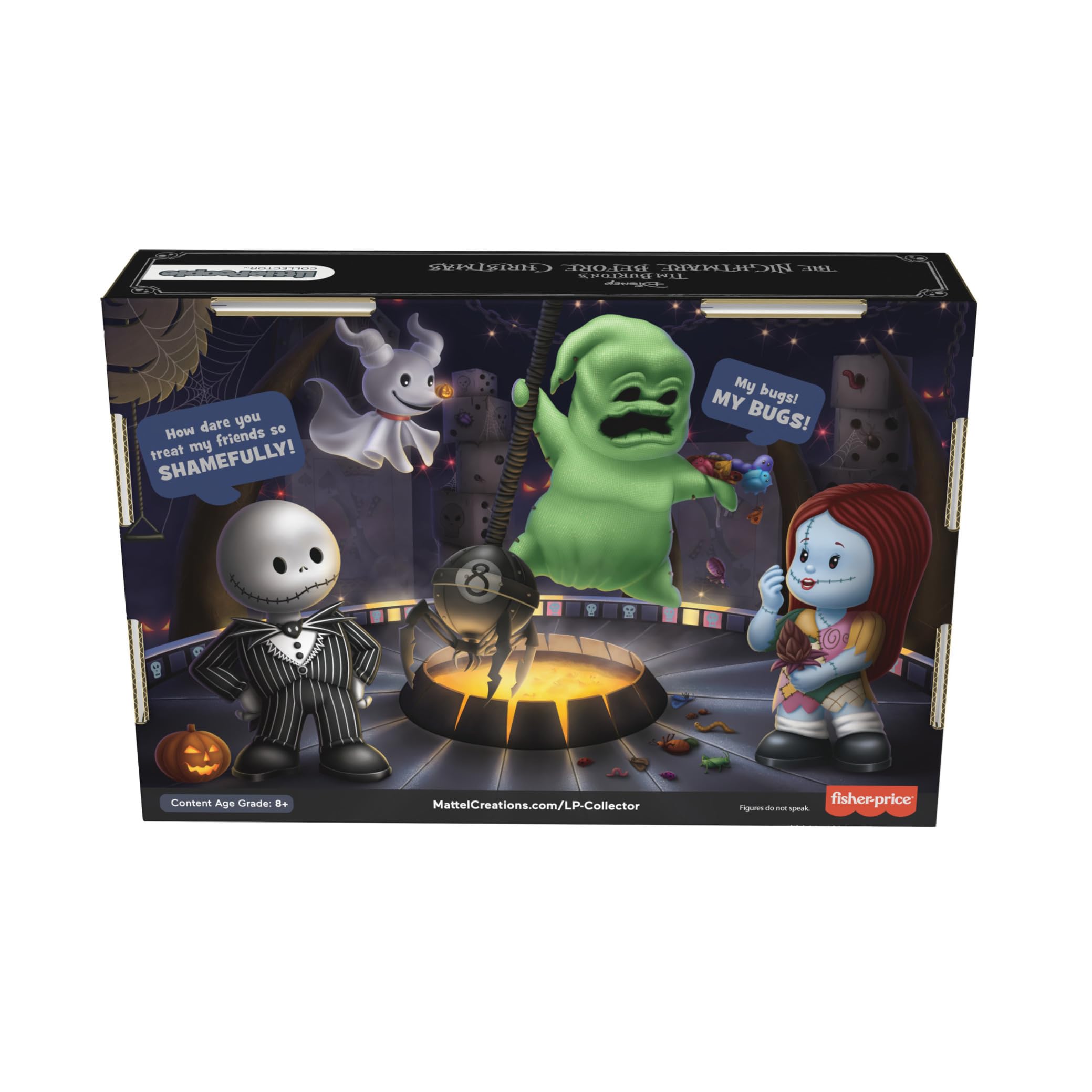 Little People Collector Disney Tim Burton’s The Nightmare Before Christmas - 4-Pack Glow-in-the-Dark Figures 18
